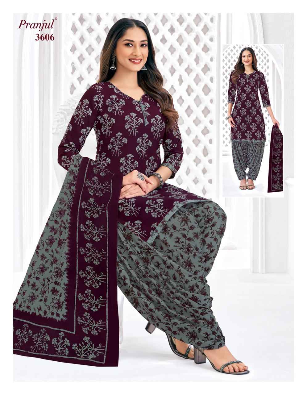 Pranjul fashion Priyanshi Vol 36 Unstitched Dress Material At Wholesale Price ( 6 Pcs Set )