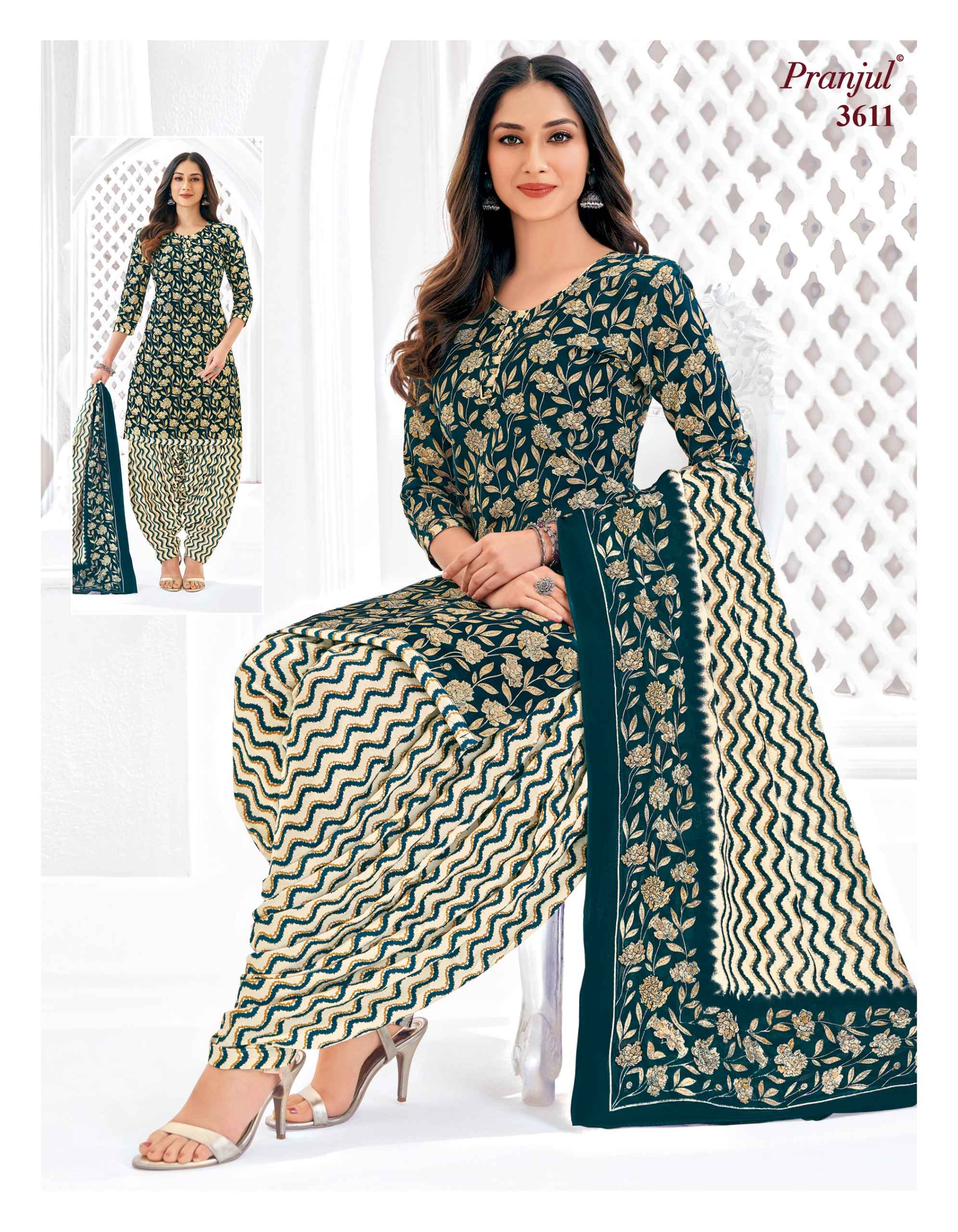 Pranjul fashion Priyanshi Vol 36 Unstitched Salwar Suits At Wholesale Price ( 18 Pcs Set )