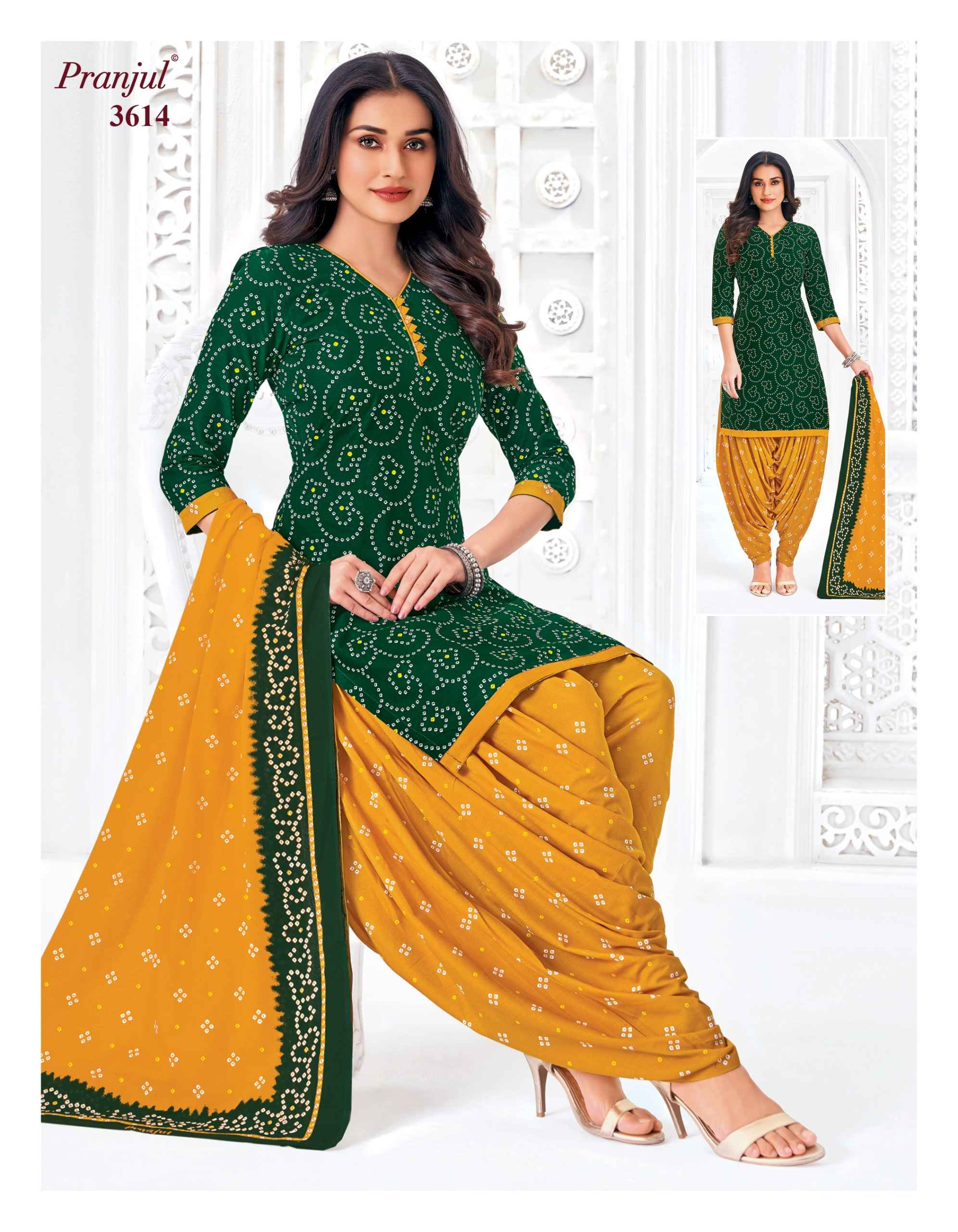 Pranjul fashion Priyanshi Vol 36 Unstitched Salwar Suits At Wholesale Price ( 18 Pcs Set )