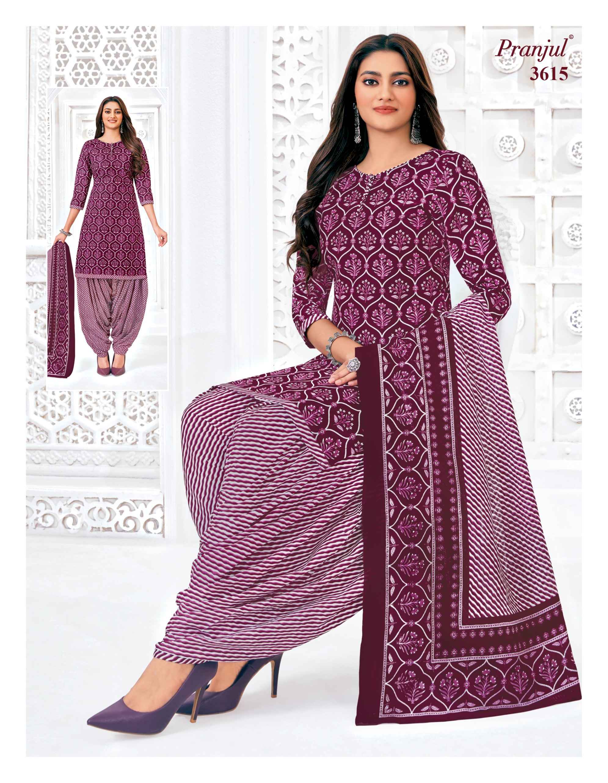 Pranjul fashion Priyanshi Vol 36 Unstitched Salwar Suits At Wholesale Price ( 18 Pcs Set )