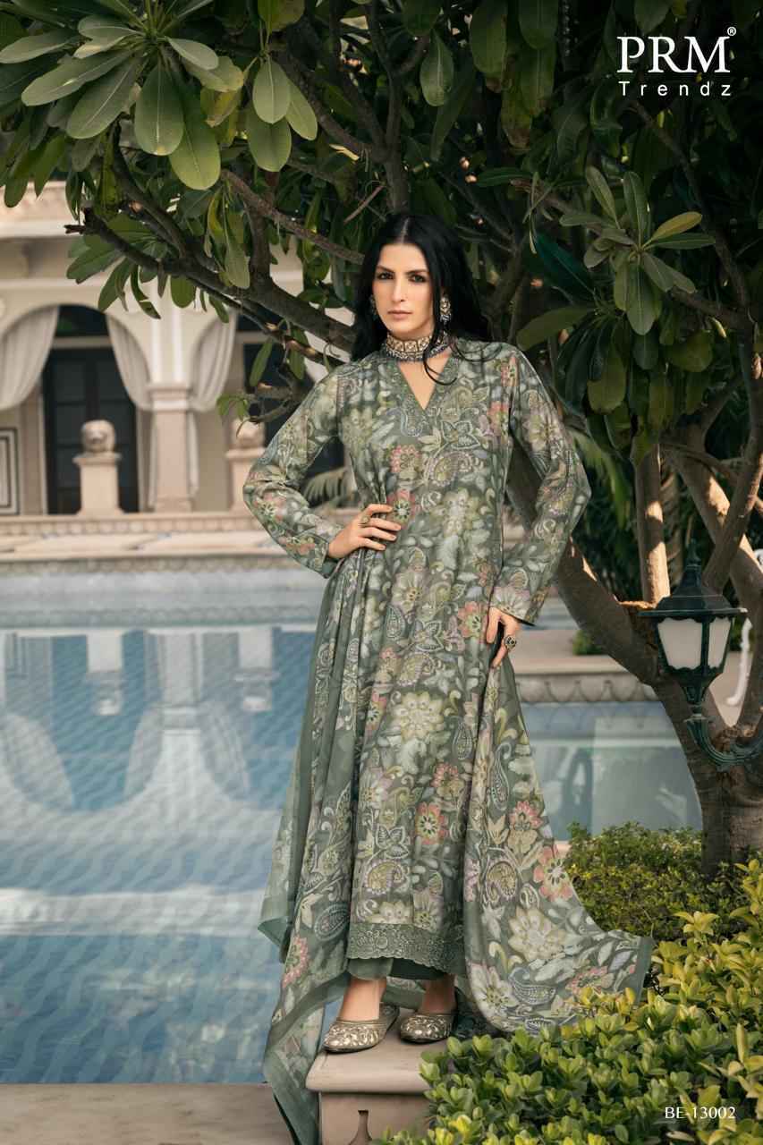 PRM Trendz Bareeha Viscouse Musline Dress Material Surat Wholesaler ( 6 pcs Catalogue )