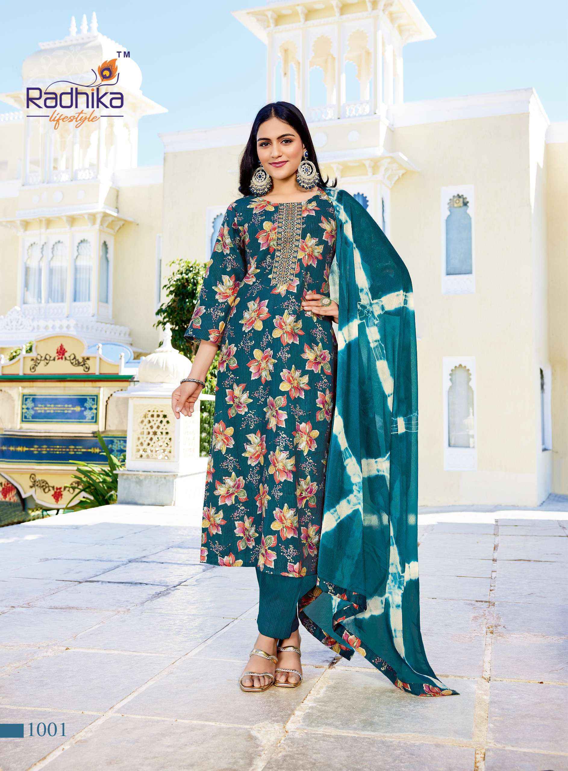 Radhika Lifestyle Shuag Vol 1 Fancy Kurti Combo Wholesale Rate ( 8 Pcs Catalog )