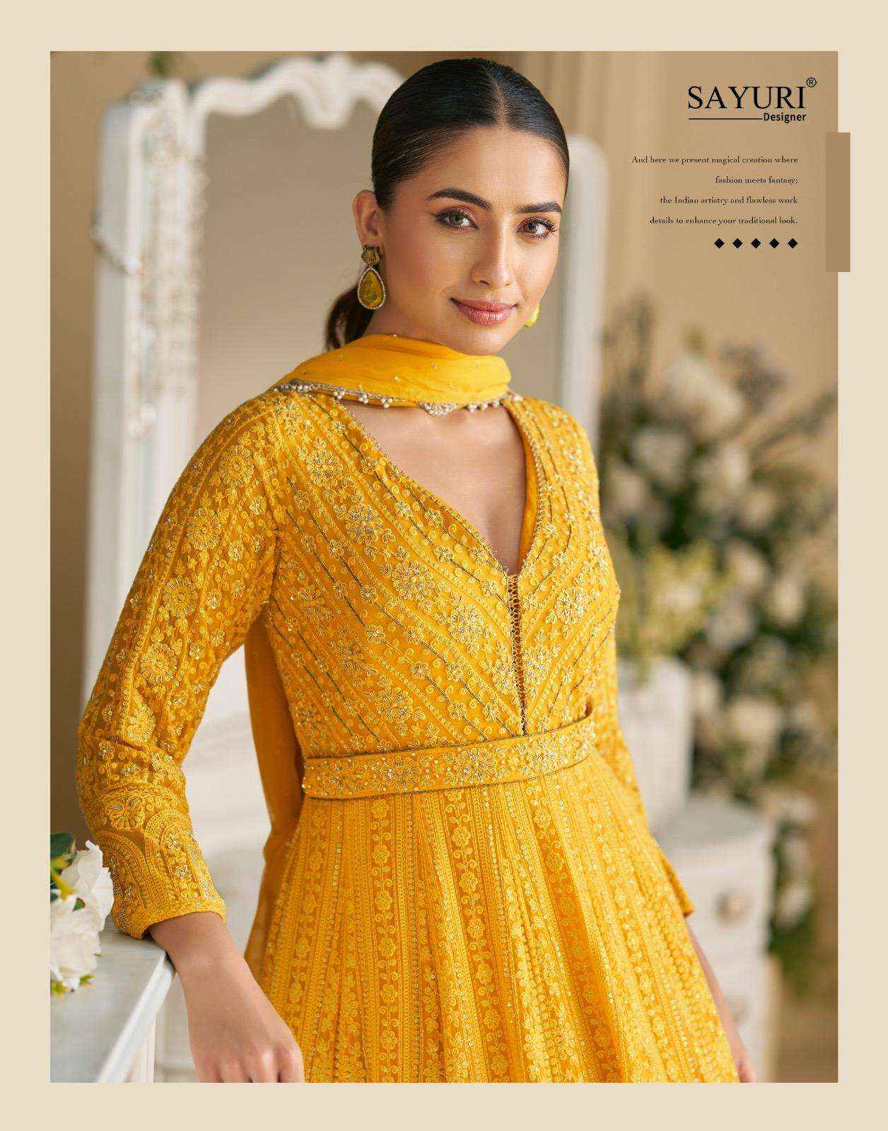 Sayuri Dawat 5834 To 5837 Latest Dsigner Indo Western Dress Wholesale Rate ( 4 Pcs Catalog )