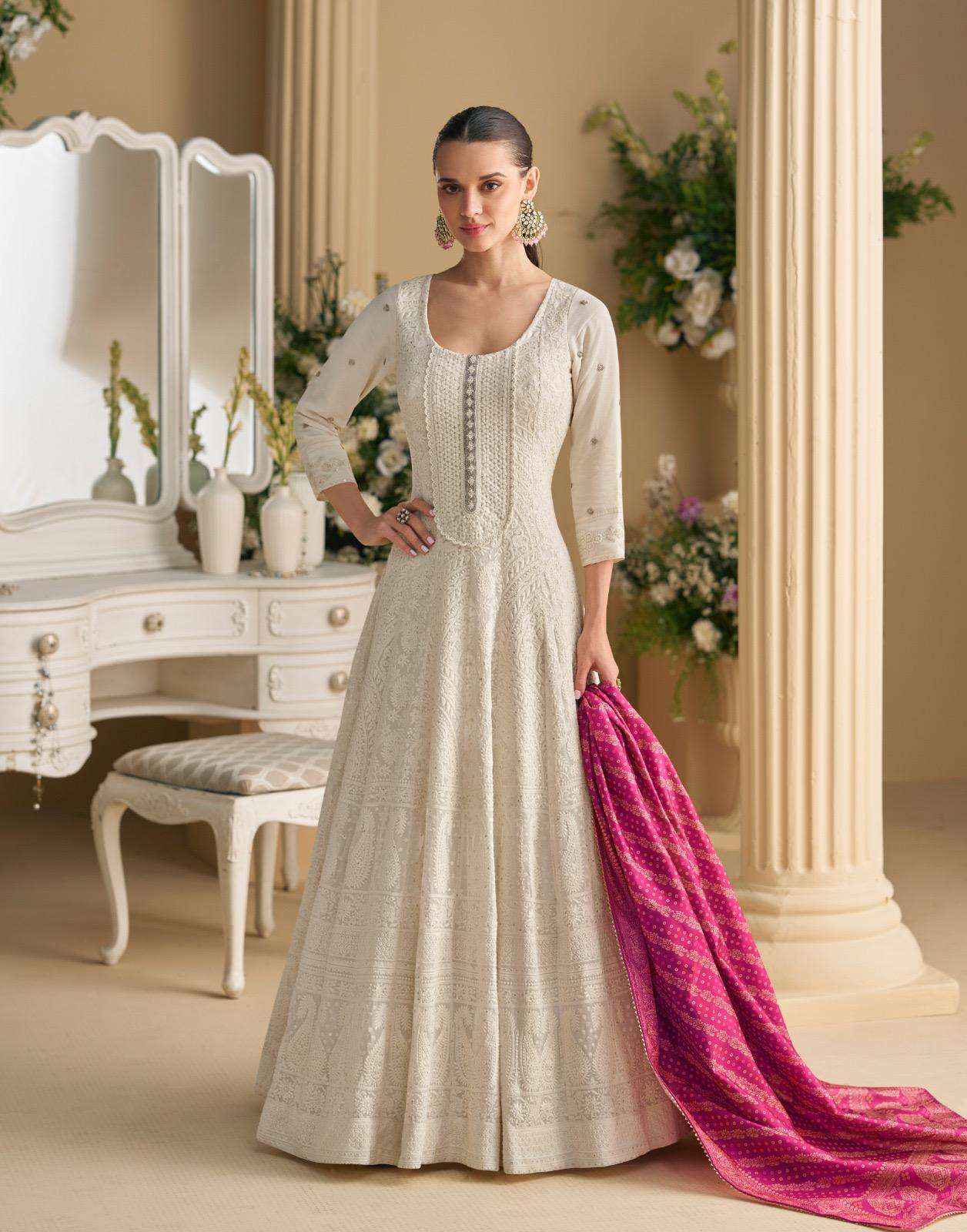 Sayuri Dawat 5834 To 5837 Latest Dsigner Indo Western Dress Wholesale Rate ( 4 Pcs Catalog )