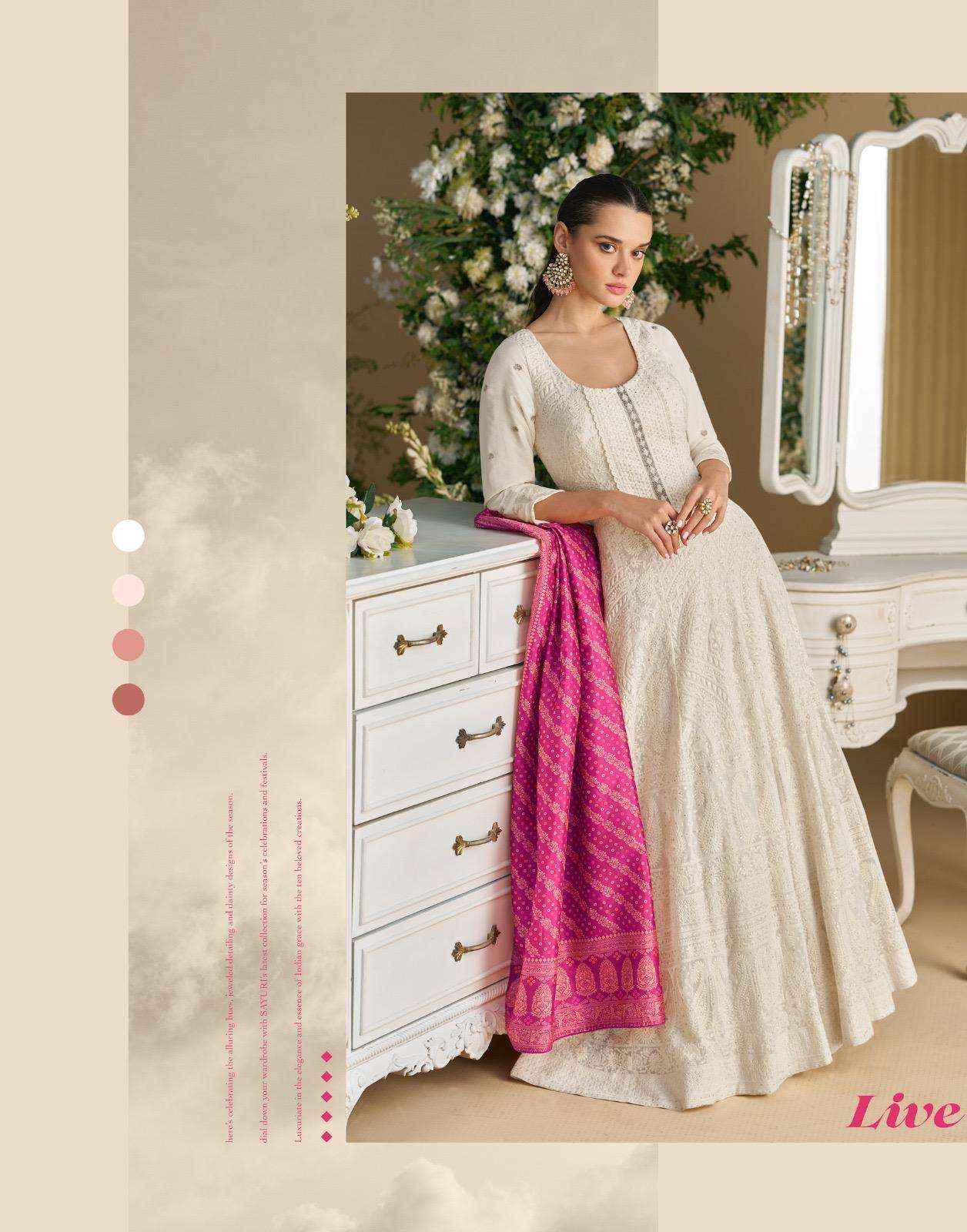 Sayuri Dawat 5834 To 5837 Latest Dsigner Indo Western Dress Wholesale Rate ( 4 Pcs Catalog )