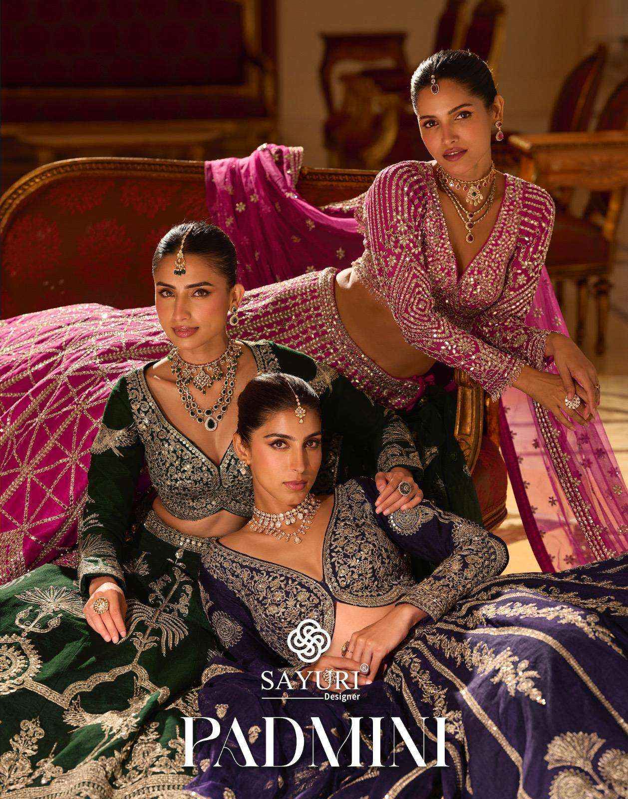 Sayuri Padmini 10190 To 10192 Readymade Designer Lehenga Choli Wholesale Price ( 3 Pcs Set )