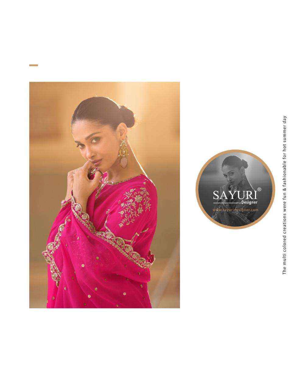 Sayuri Siya 5757 To 5759 Designer Doti Suit Latest Suit Wholesale Rate ( 3 Pcs Catalog )