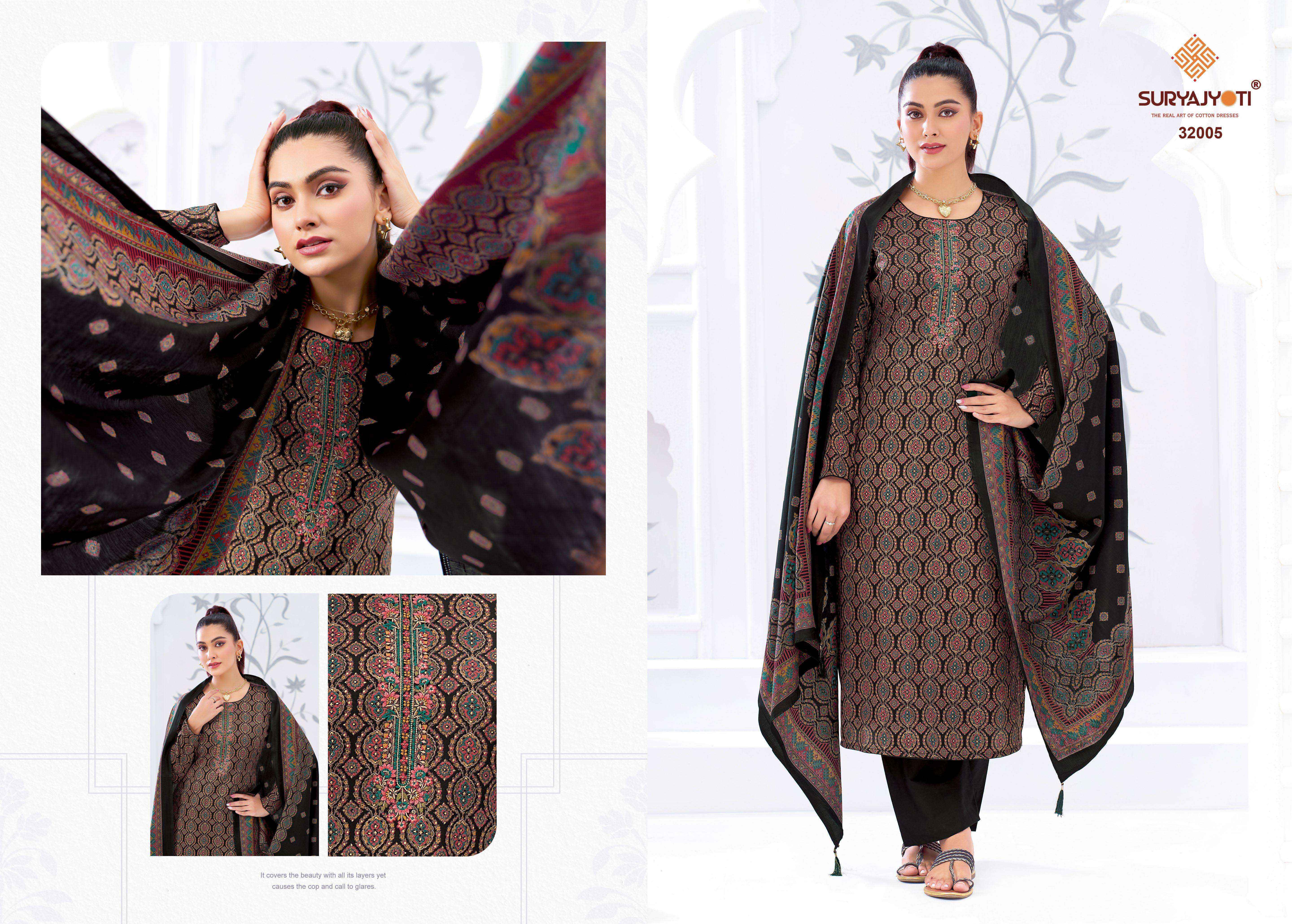 Suryajyoti Kalki Vol 32 Jam Satin Dress Material Wholesale Price ( 8 Pcs Catalouge )