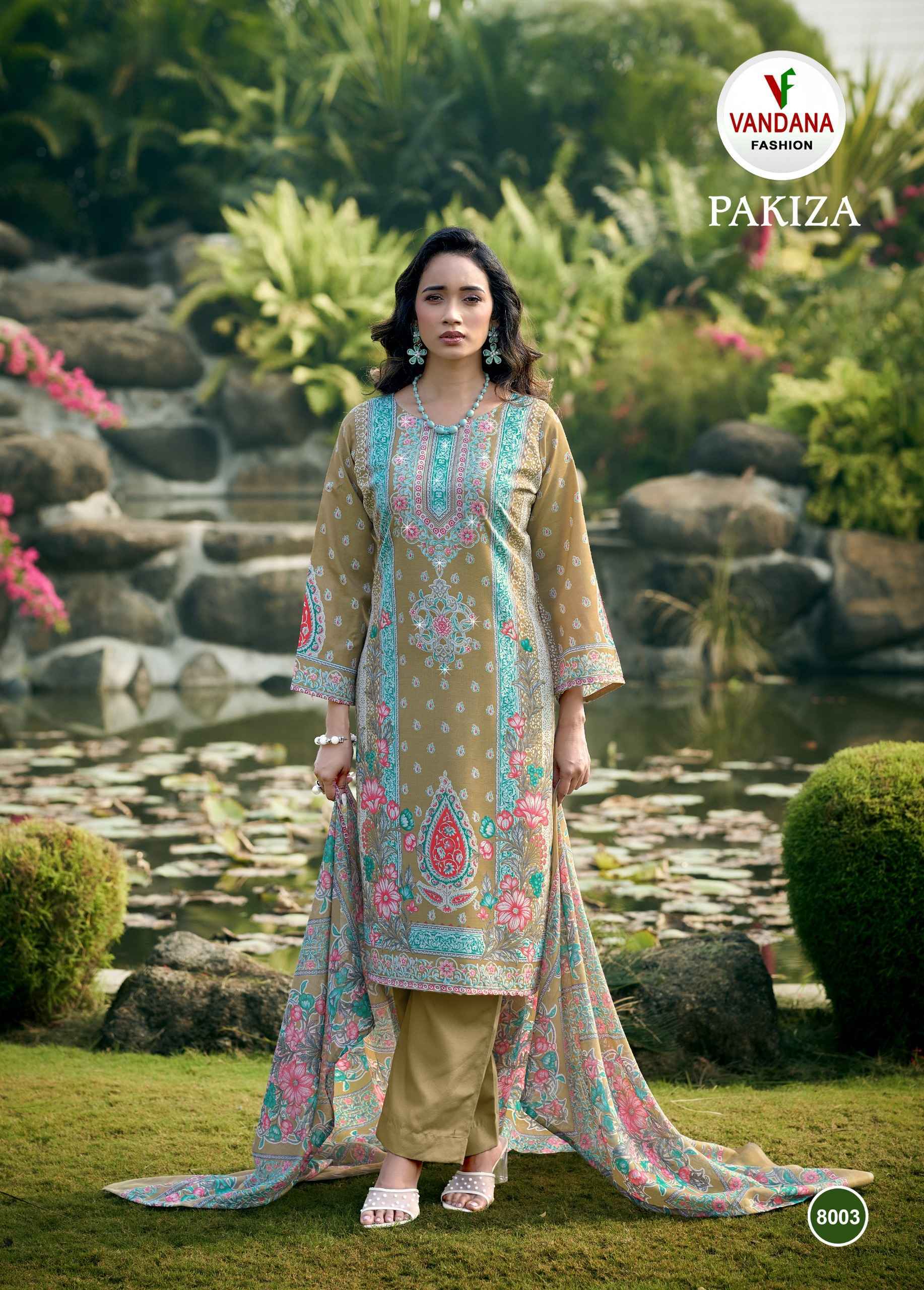 Vandana Fashion Pakiza Vol 8 Soft Cotton Salwar Kameez Wholesale Rate ( 8 Pcs Catalog )