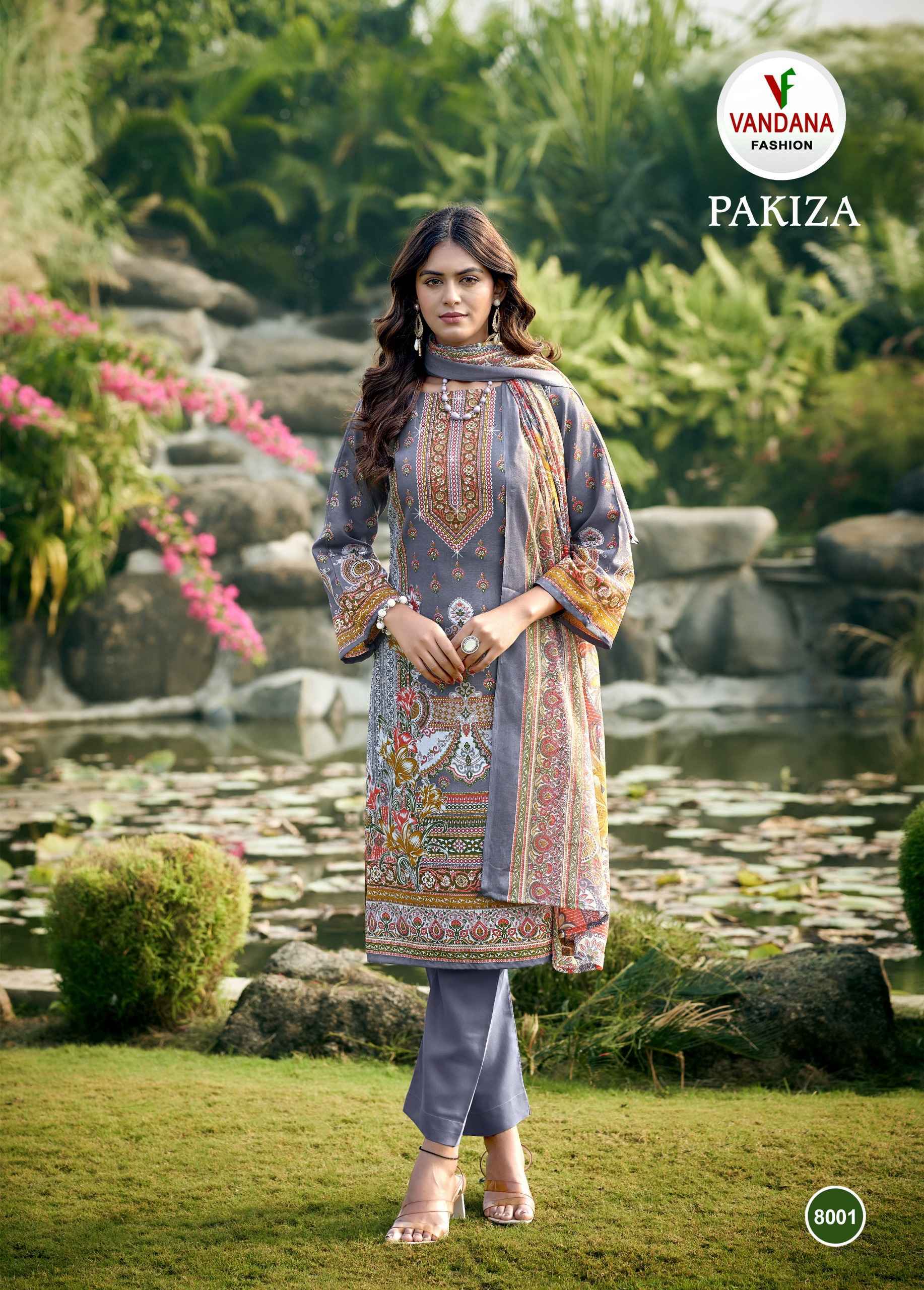 Vandana Fashion Pakiza Vol 8 Soft Cotton Salwar Kameez Wholesale Rate ( 8 Pcs Catalog )