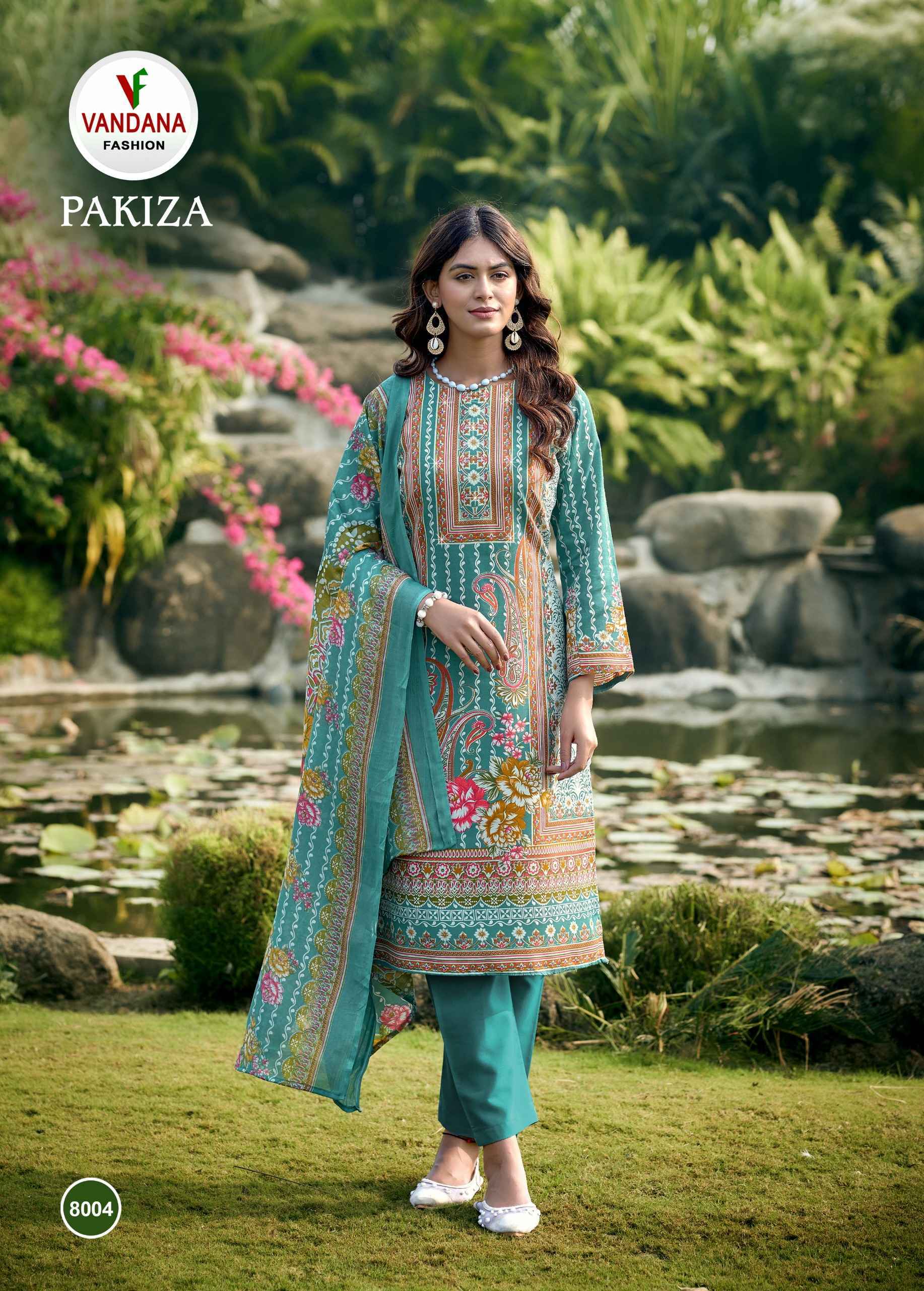 Vandana Fashion Pakiza Vol 8 Soft Cotton Salwar Kameez Wholesale Rate ( 8 Pcs Catalog )