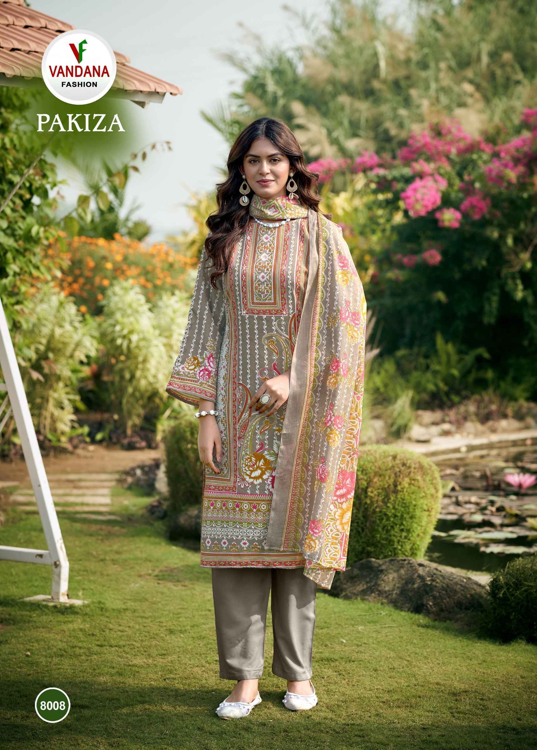 Vandana Fashion Pakiza Vol 8 Soft Cotton Salwar Kameez Wholesale Rate ( 8 Pcs Catalog )