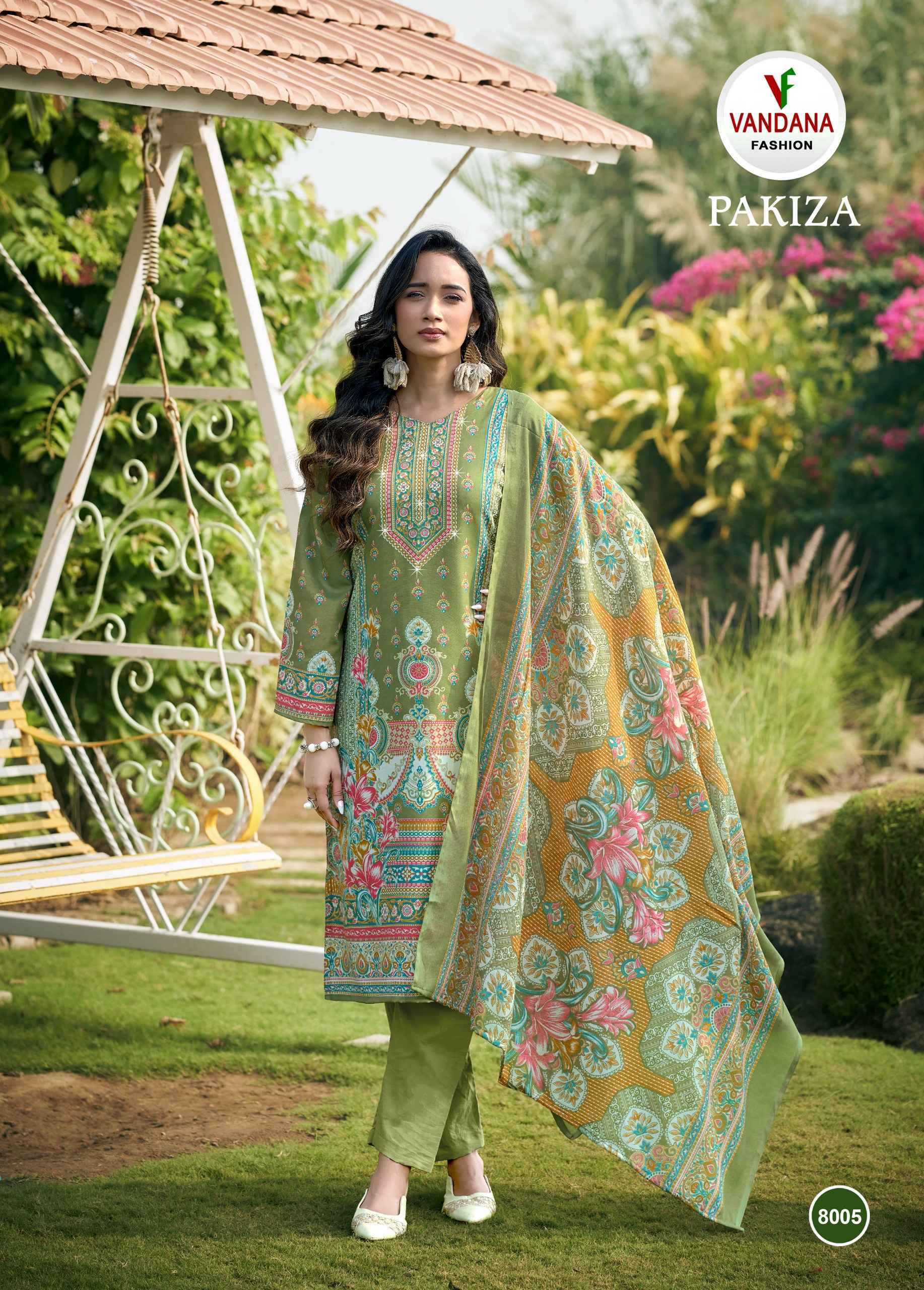 Vandana Fashion Pakiza Vol 8 Soft Cotton Salwar Kameez Wholesale Rate ( 8 Pcs Catalog )