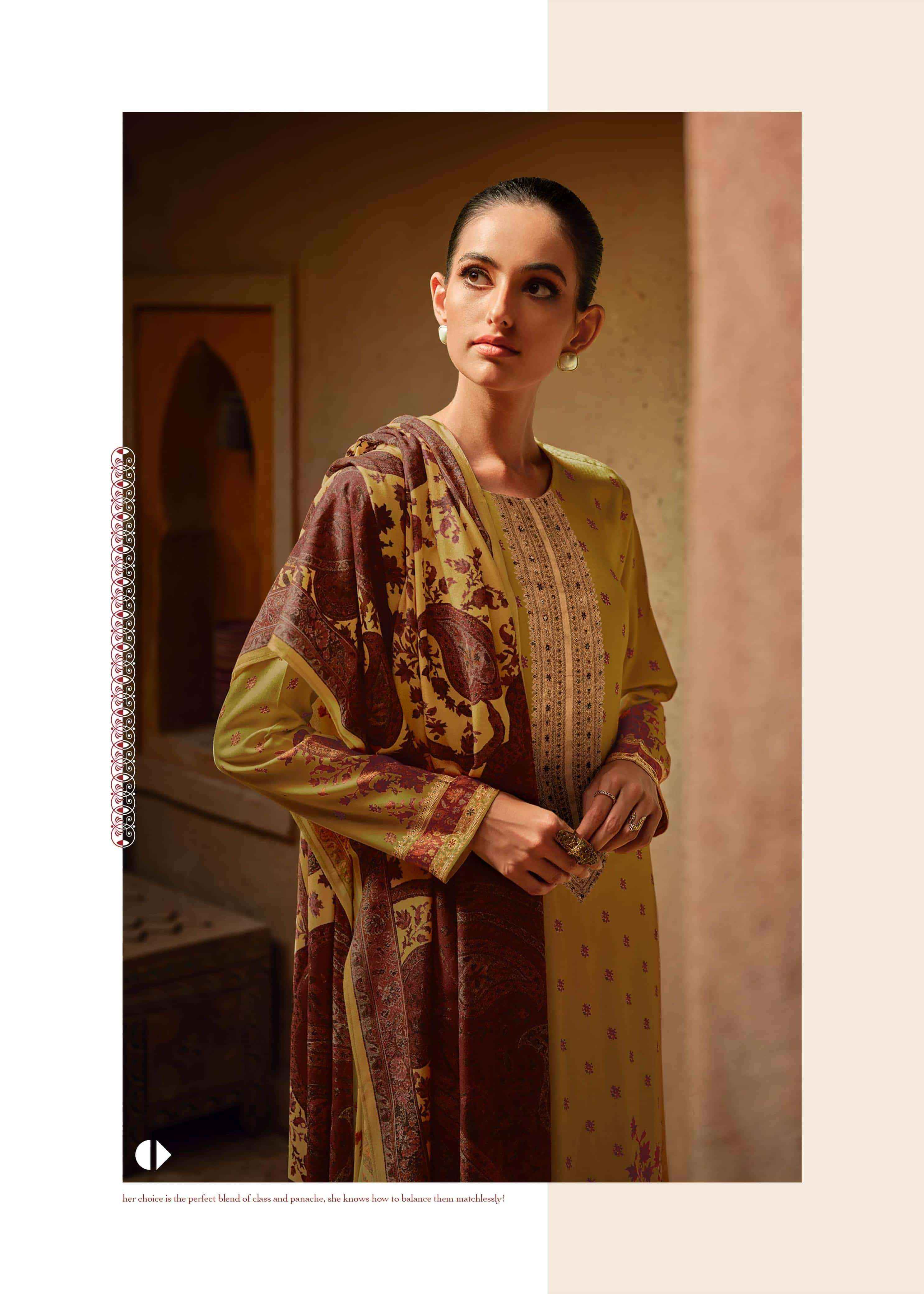 Varsha Ella Fancy Digital Printed Muslin Salwar Kameez Wholesale Rate ( 6 Pcs Catalog )