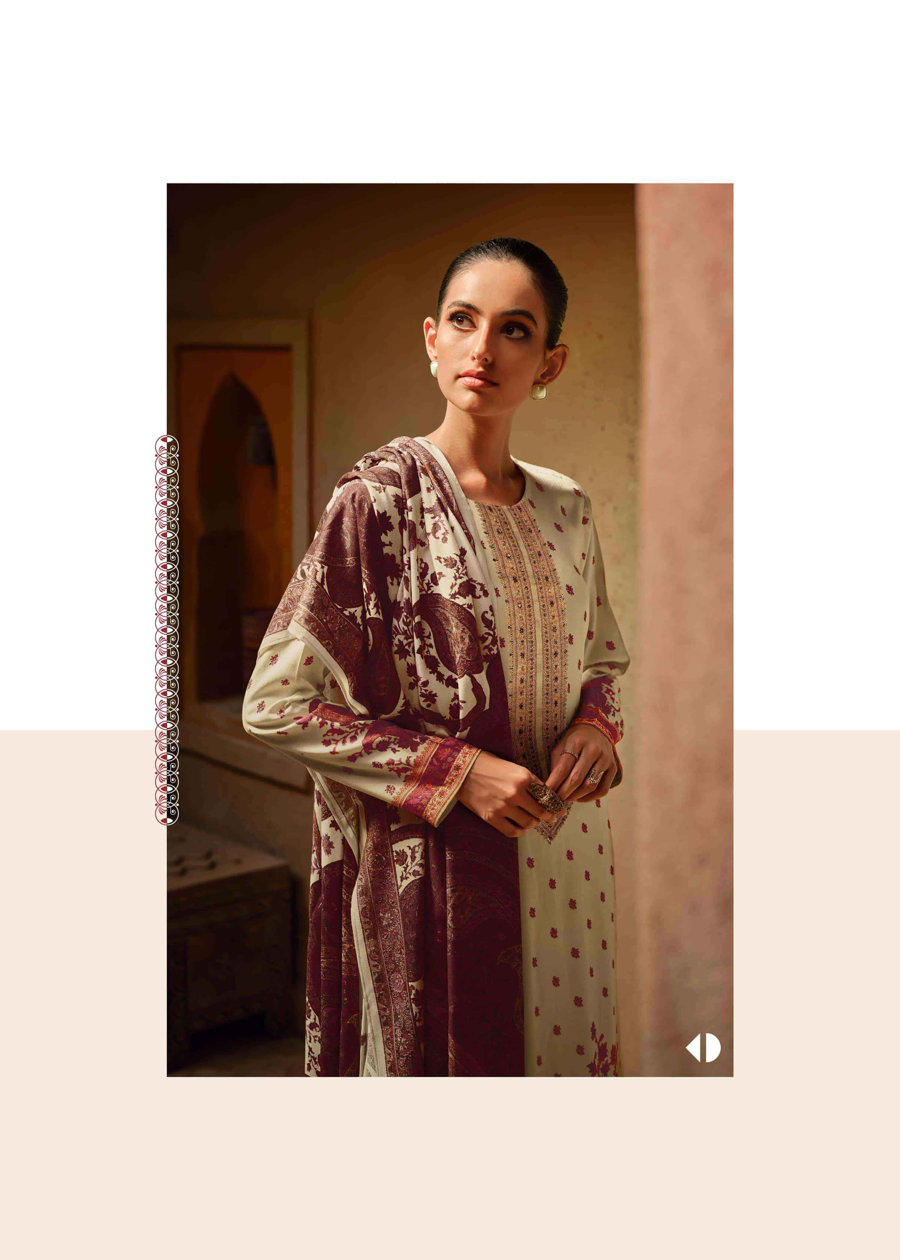 Varsha Ella Fancy Digital Printed Muslin Salwar Kameez Wholesale Rate ( 6 Pcs Catalog )