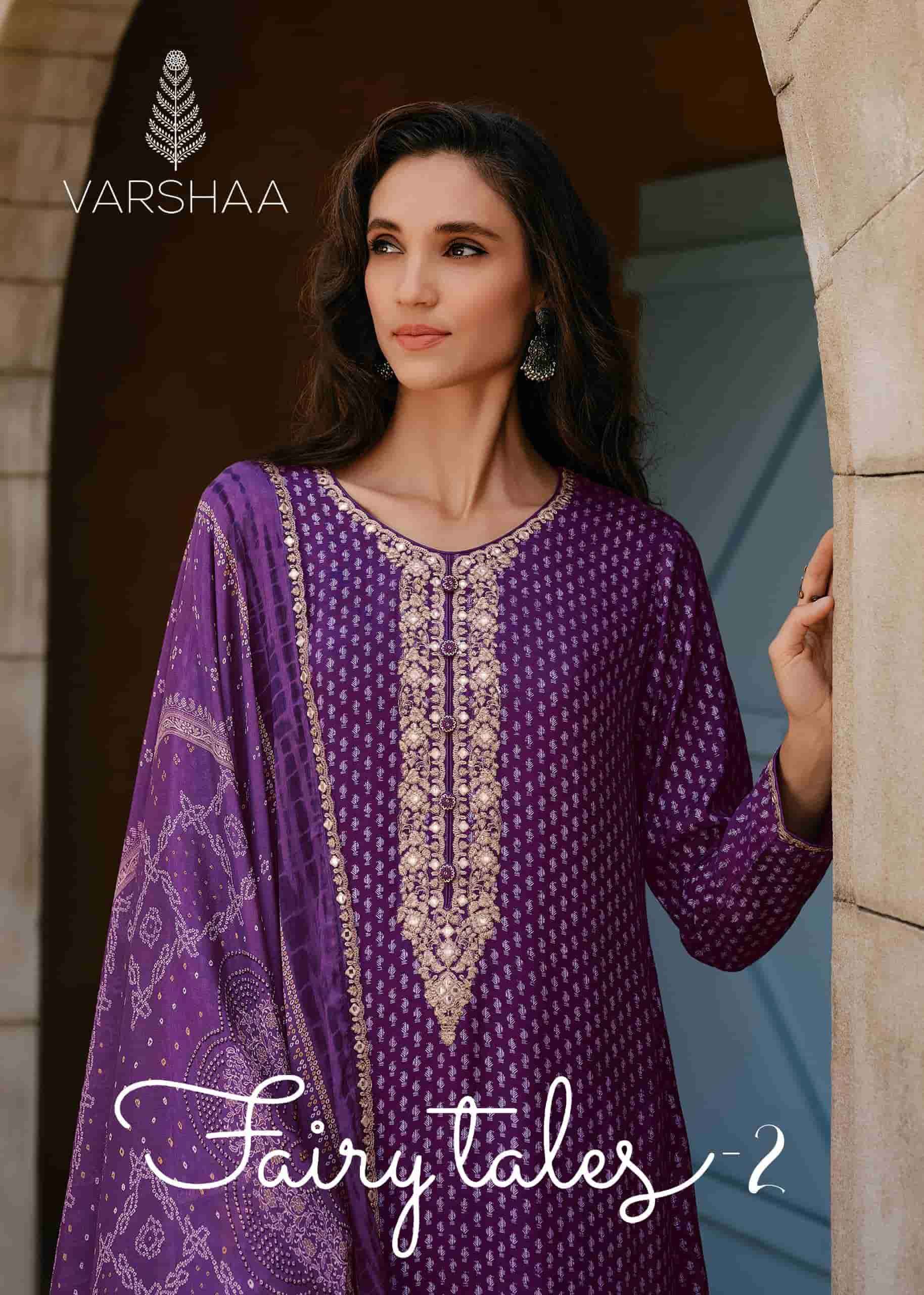 Varsha Fairy Tales Vol 2 Exclusive Style Muslin Salwar Kameez Wholesale Rate ( 4 Pcs Catalog )