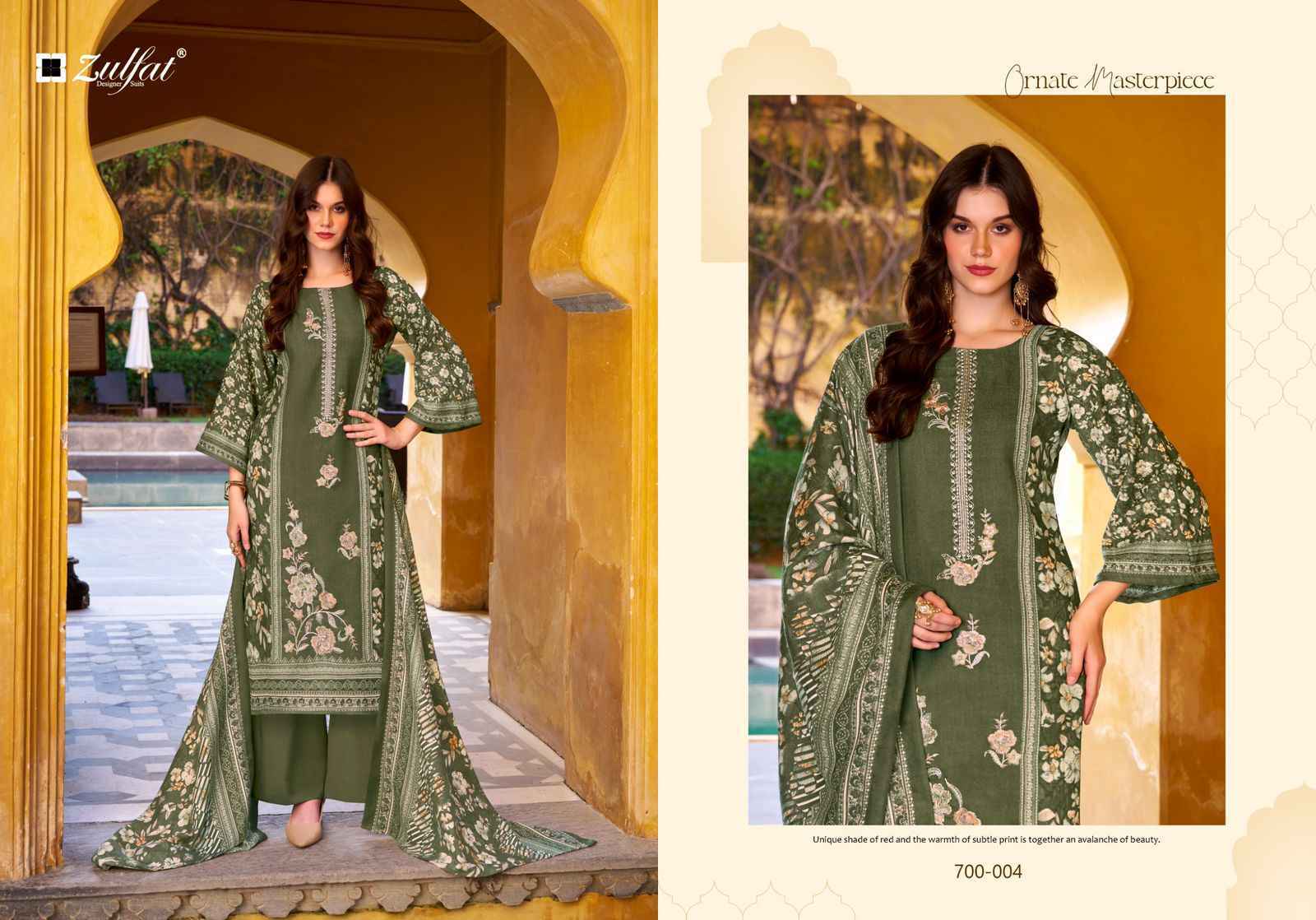 Zulfat Meenakaari Jam Cotton Salwar Kameez Wholesale Rate ( 6 Pcs Catalog )