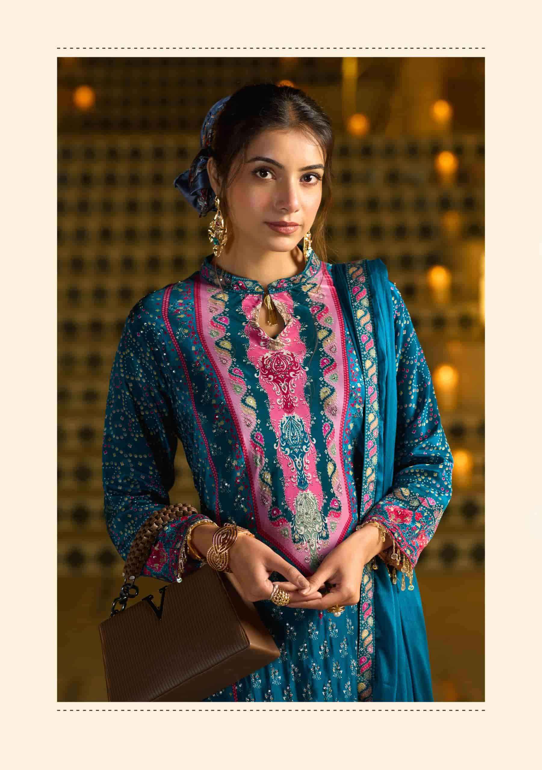 Af Stock Out Deedar By Anju Fabrics Designer Gown Dupatta Set Latest Wholesale Rate ( 6 Pcs Catalog )