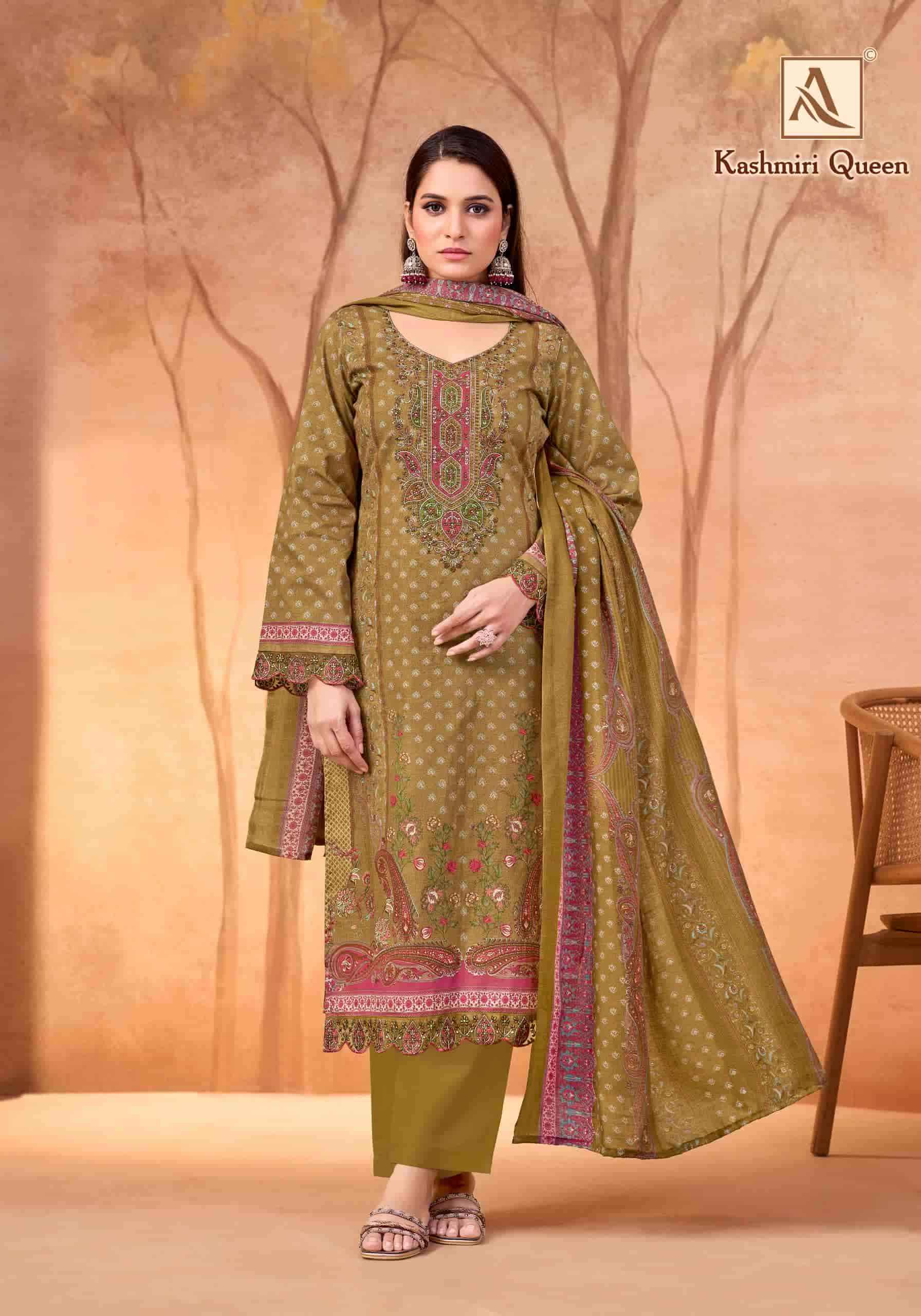 Alok Suit Kashmiri Queen Cotton Salwar Kameez Wholesale Price ( 6 Pcs Catalogue )
