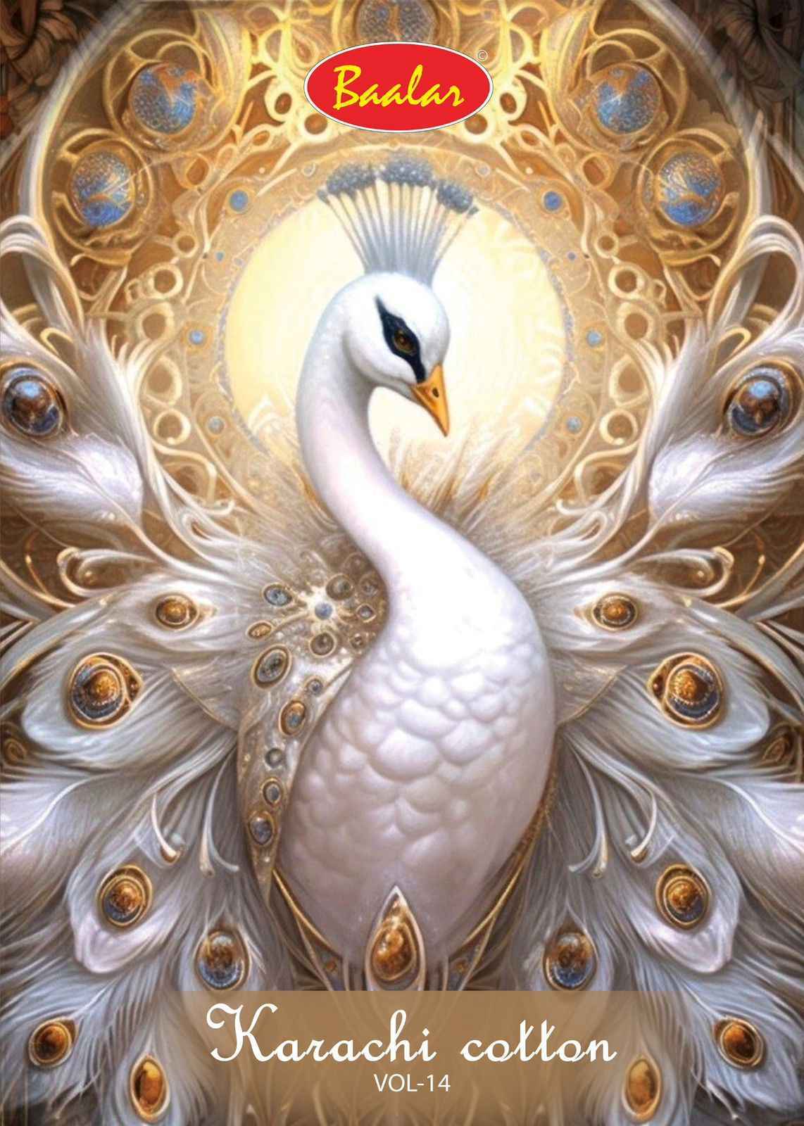 Baalar Karachi Cotton Vol 14 Lawn Cotton Salwar Kameez Wholesale Rate ( 13 Pcs Catalog )