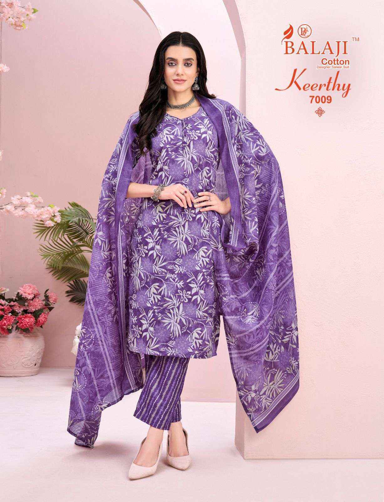 Balaji Keerthy Vol 7 Cotton Kurti Combo Wholesale Rate ( 10 Pcs Catalog )