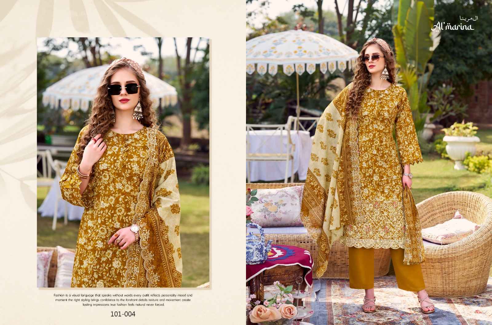 Belliza Designer Al Marina Chikankari Cotton Dress Material Wholesale Price ( 8 pcs Catalogue )