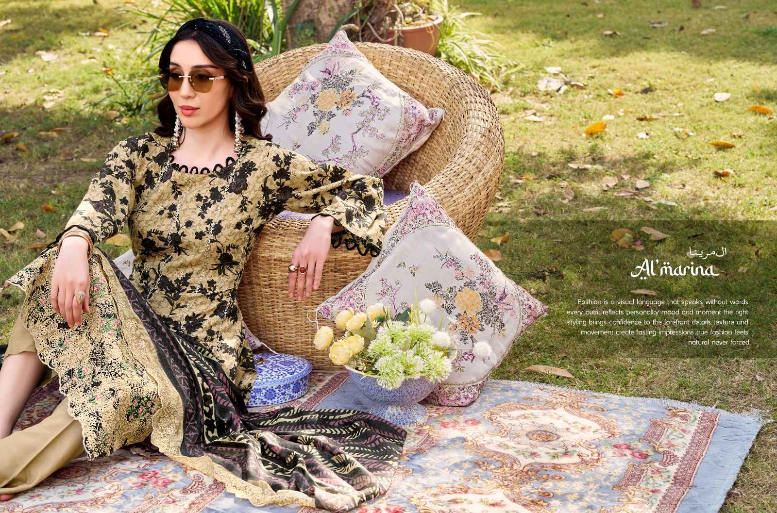 Belliza Designer Al Marina Chikankari Cotton Dress Material Wholesale Price ( 8 pcs Catalogue )