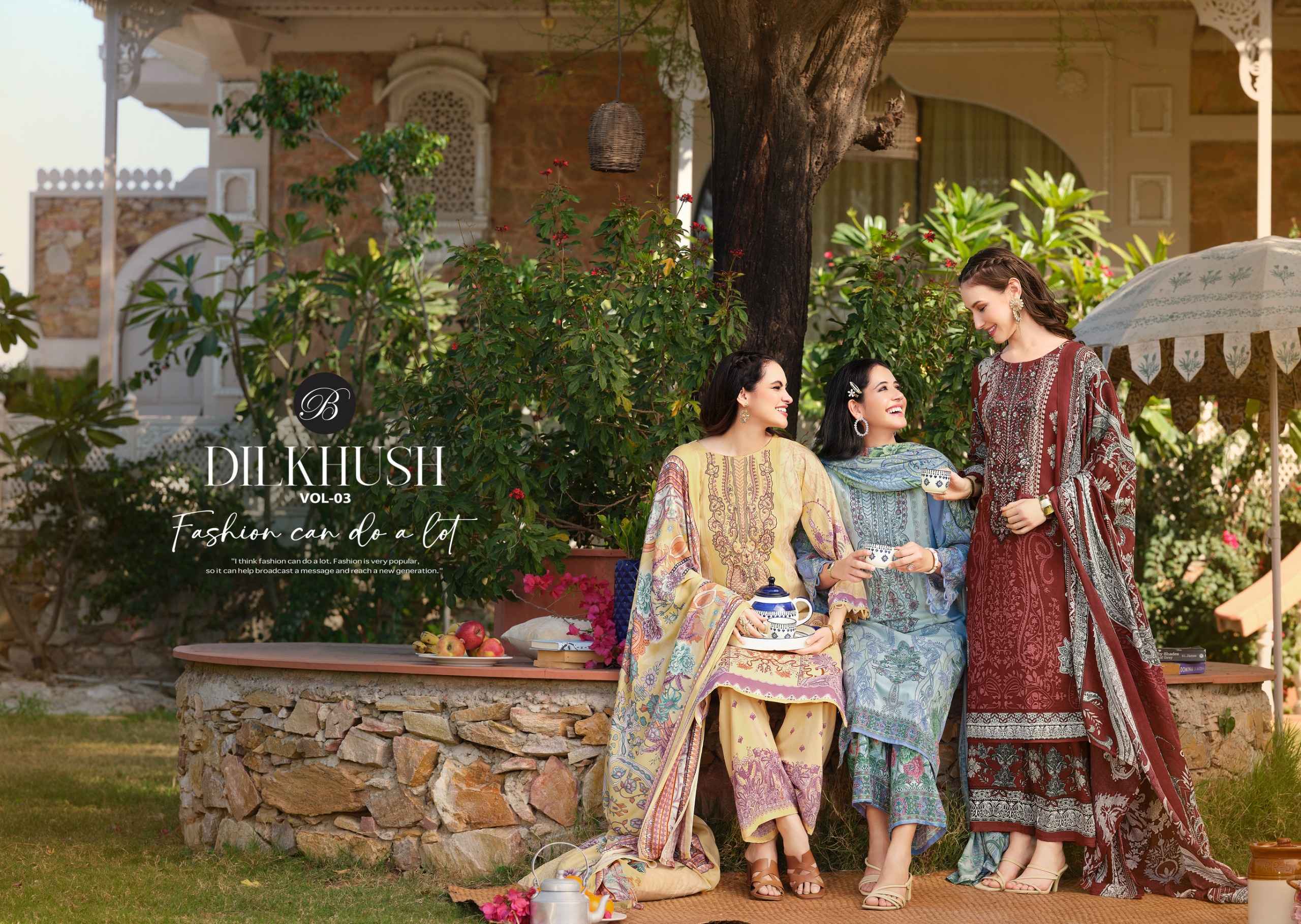 Belliza Designer Dilkhush Vol 3 Viscose Rayon Dress Material Wholesale Price ( 8 pcs Catalogue )