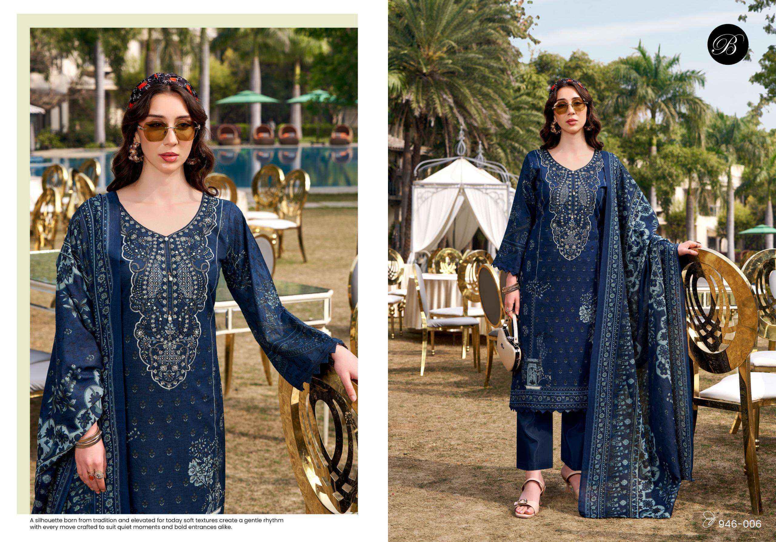 Belliza Designer Naira Vol 130 Cotton Dress Material Wholesale Price ( 8 pcs Catalogue )