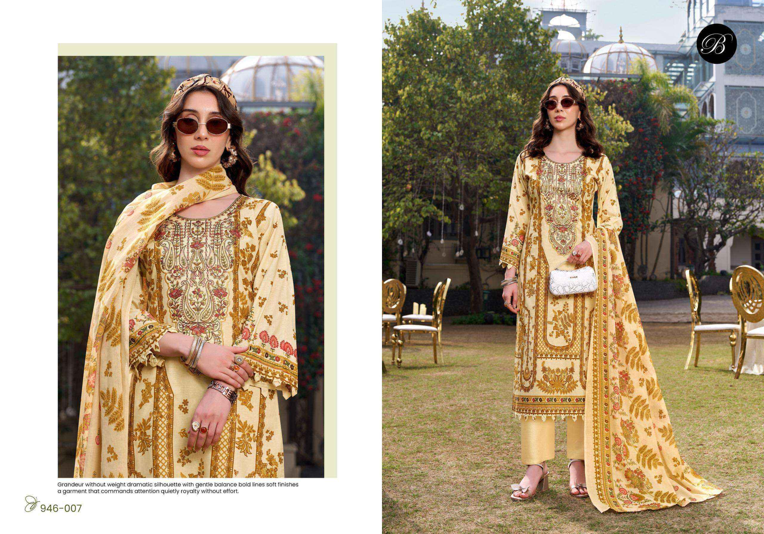 Belliza Designer Naira Vol 130 Cotton Dress Material Wholesale Price ( 8 pcs Catalogue )