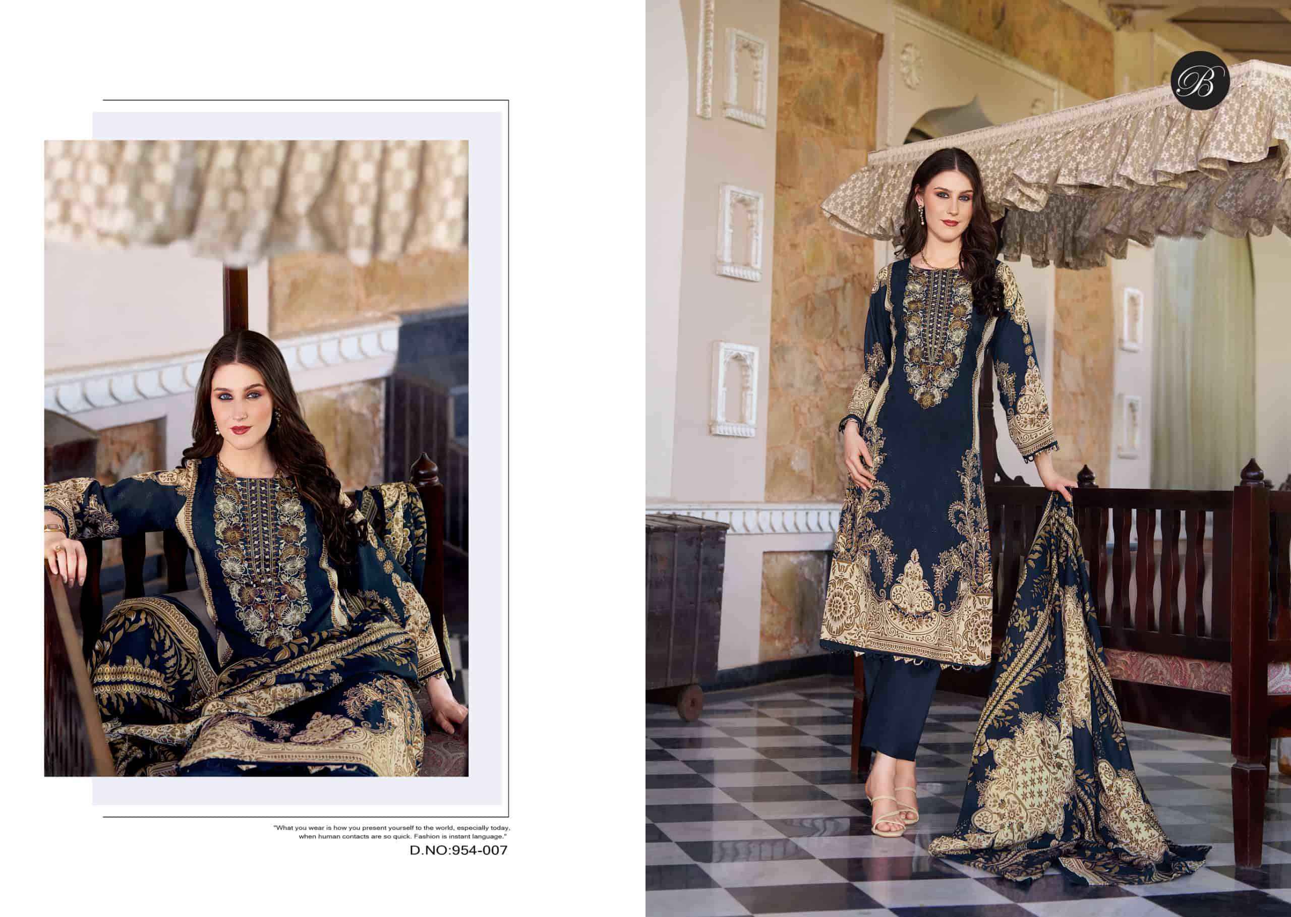 Belliza Designer Naira Vol 132 Pure Cotton Dress Material Wholesale Price ( 8 Pcs Catalogue )