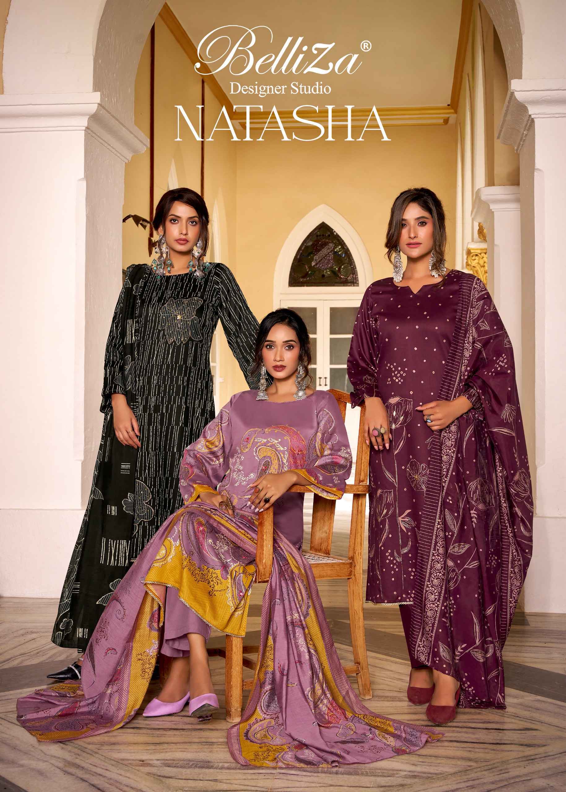 Belliza Designer Natasha Jam Cotton Dress Material Wholesale Catalogue Price ( 8 pcs Catalogue )