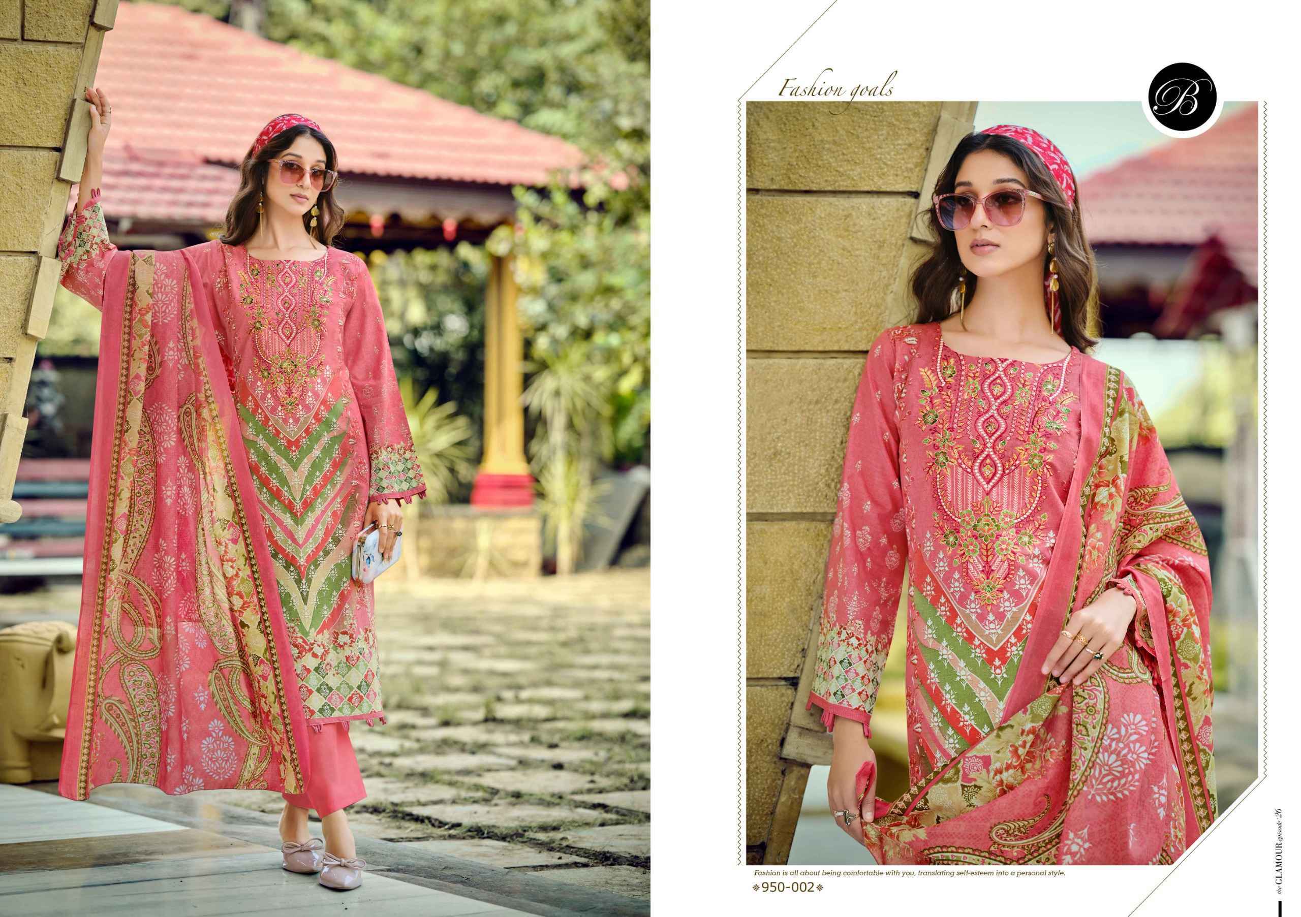 Belliza Naira Vol 131 Cotton Salwar Kameez Wholesale Rate ( 8 Pcs Catalog )