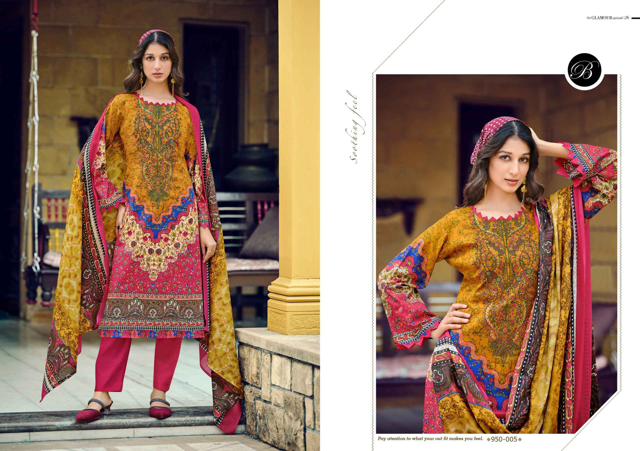 Belliza Naira Vol 131 Cotton Salwar Kameez Wholesale Rate ( 8 Pcs Catalog )