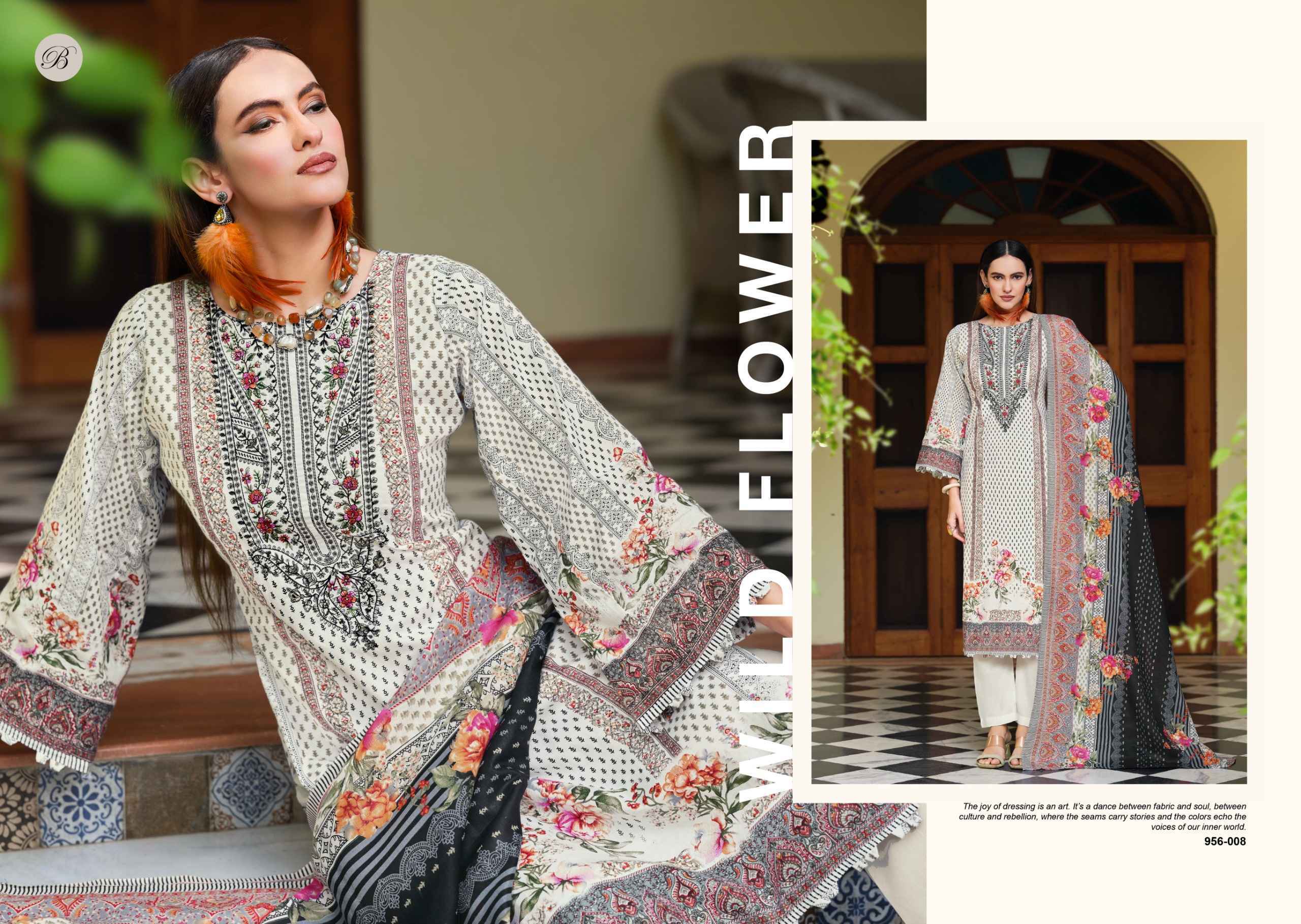 Belliza Naira Vol 133 Cotton Salwar Kameez Wholesale Rate ( 8 Pcs Catalog )