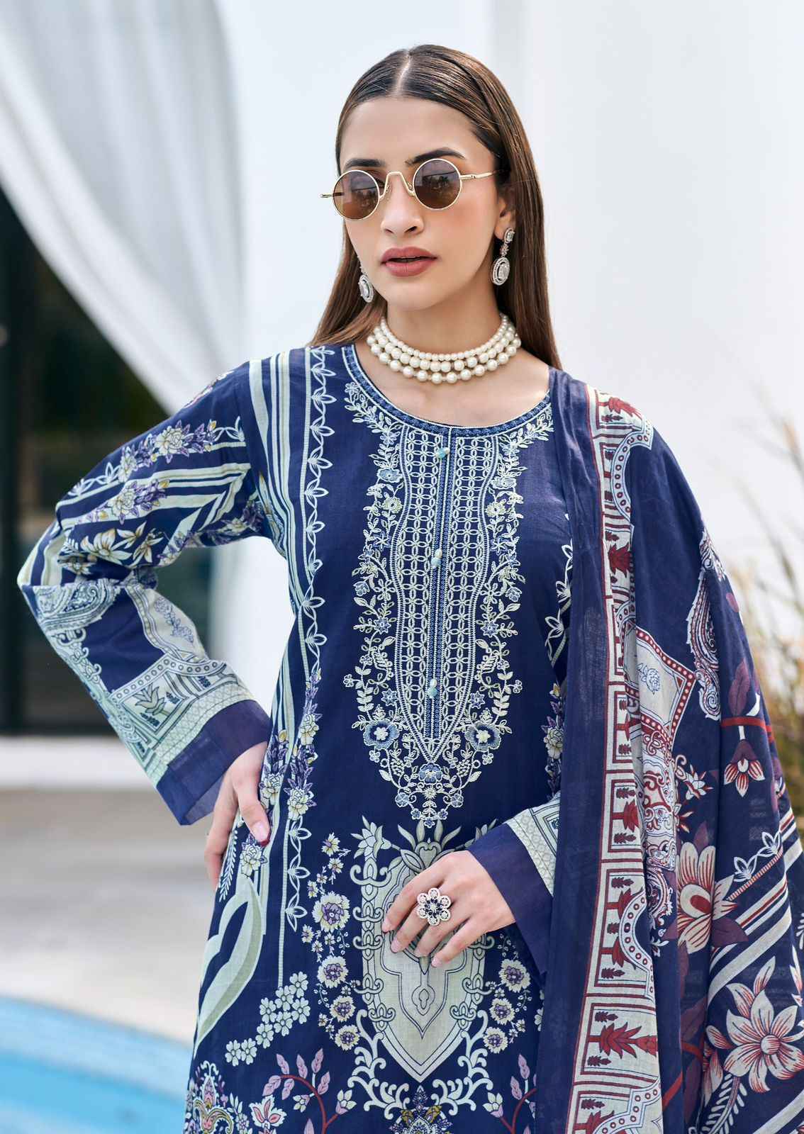 Cosmos Bliss Lawn Vol 3 Lawn Cotton Dress Material Wholesale Online Price ( 8 pcs Catalogue )
