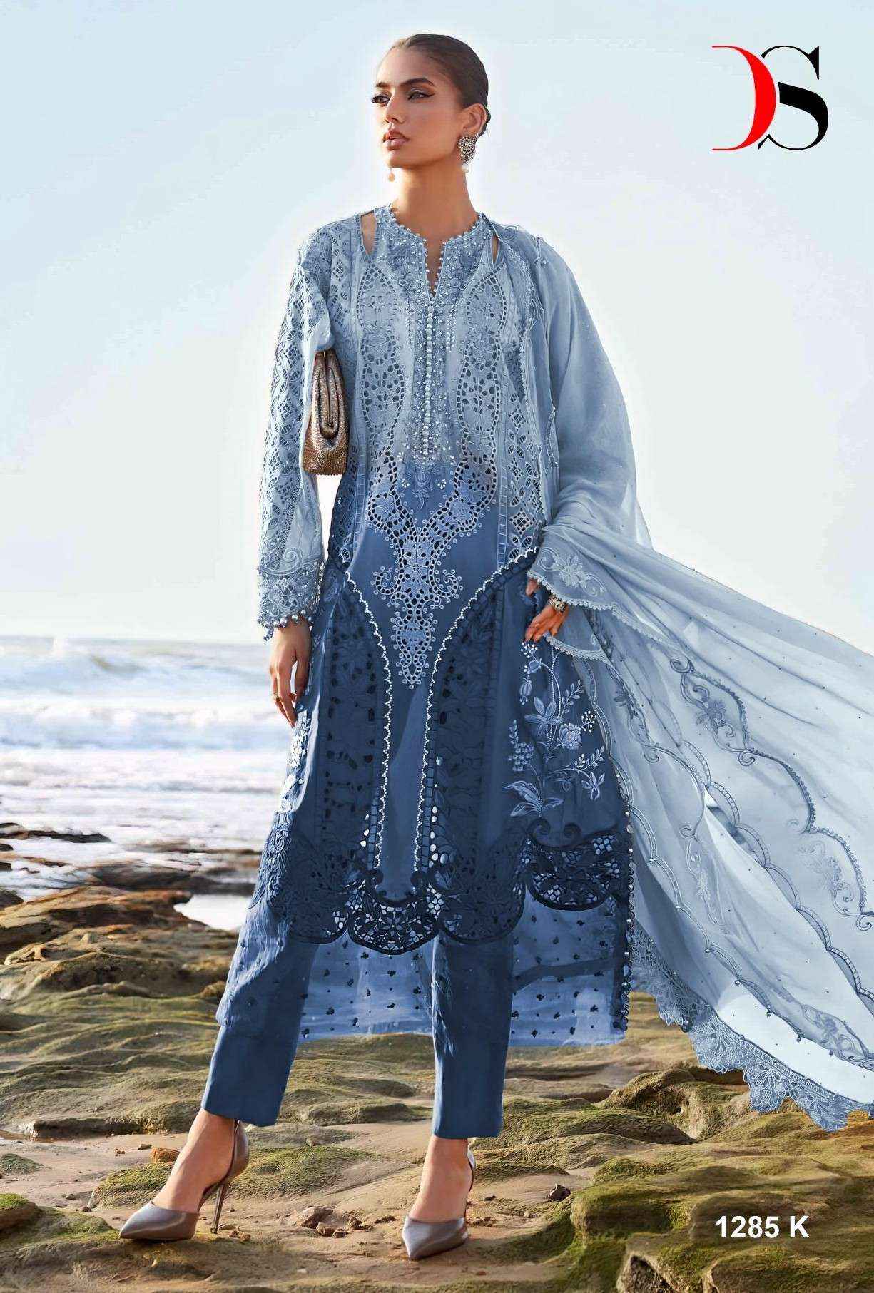 Deepsy 1285 Ijklm Exclusive Cotton Salwar Kameez Wholesale Rate ( 5 Pcs Catalog )