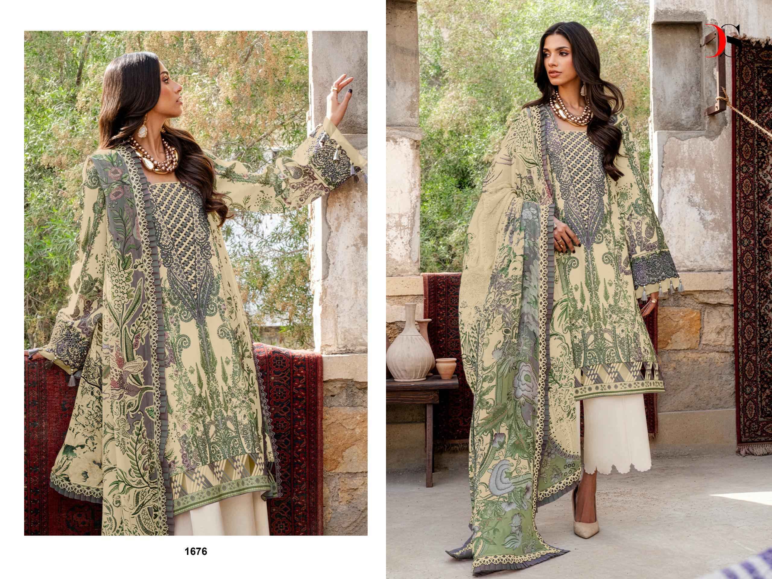 Deepsy Jade Bliss Lawn Vol 4 Cotton Salwar Kameez Wholesale Rate ( 8 Pcs Catalog )