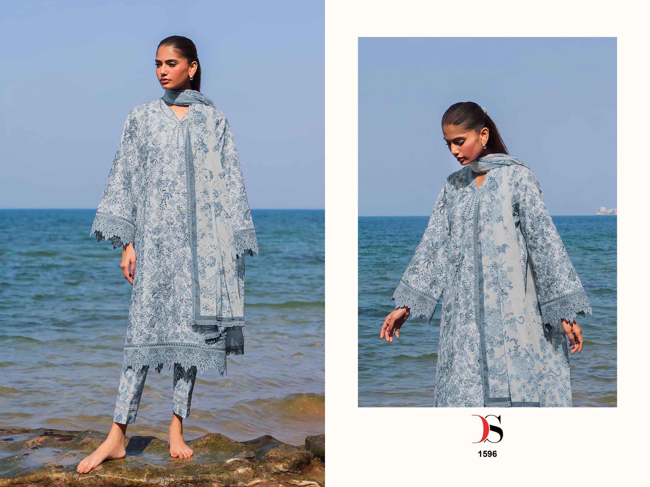Deepsy Jade Premium Vol 3 Latest Pakistani Cotton Suit Surat Wholesaler ( 8 Pcs Catalogue )