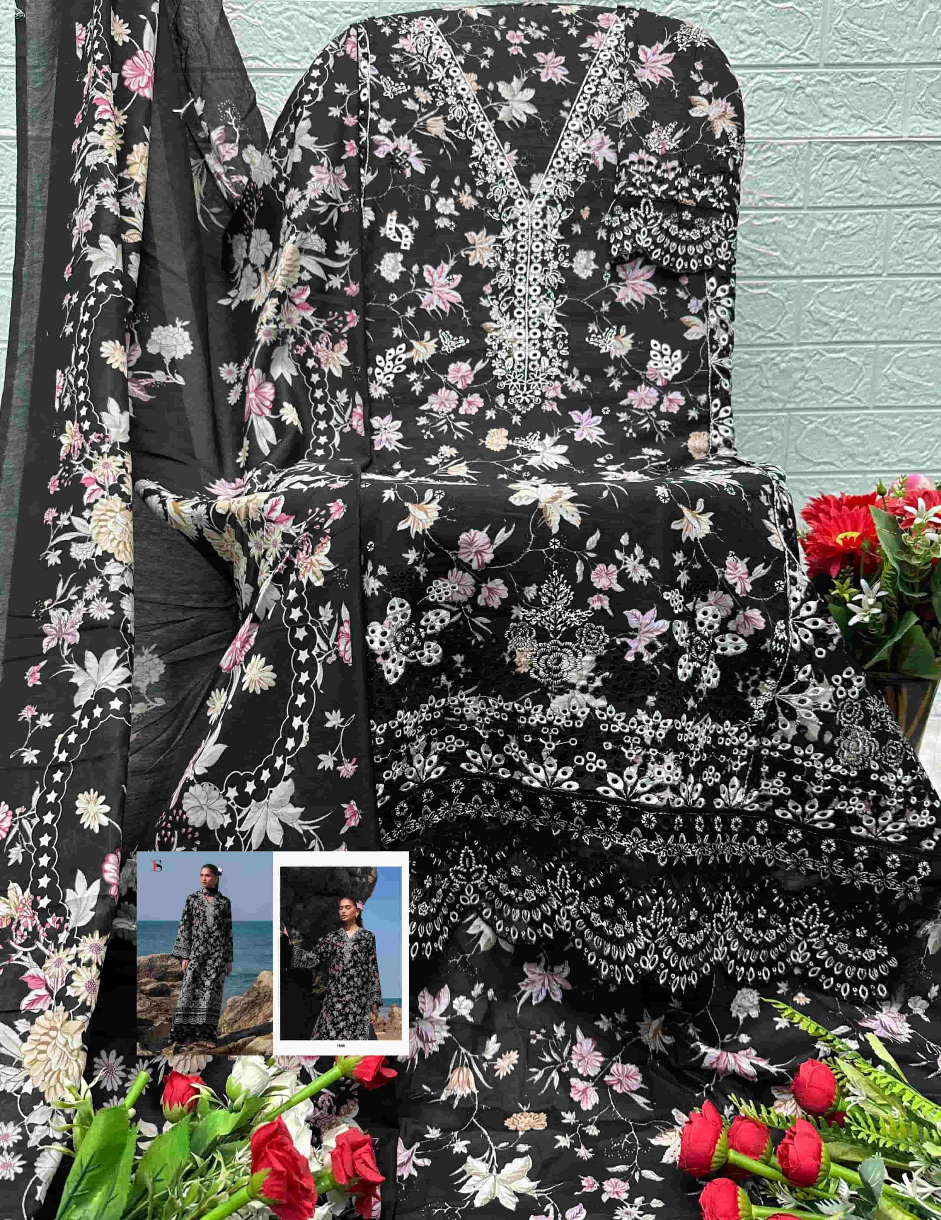 Deepsy Jade Premium Vol 3 Latest Pakistani Cotton Suit Surat Wholesaler ( 8 Pcs Catalogue )