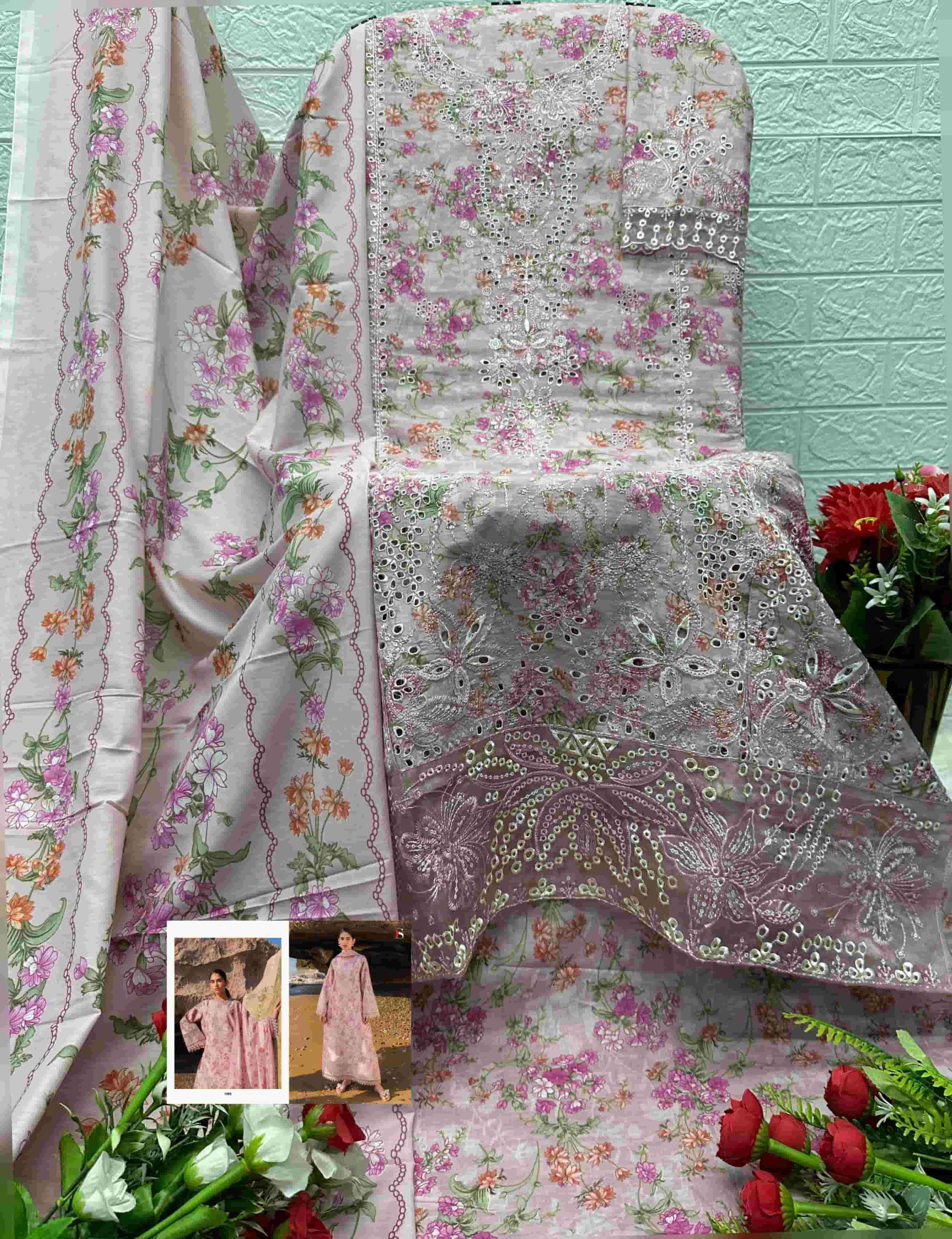 Deepsy Jade Premium Vol 3 Latest Pakistani Cotton Suit Surat Wholesaler ( 8 Pcs Catalogue )