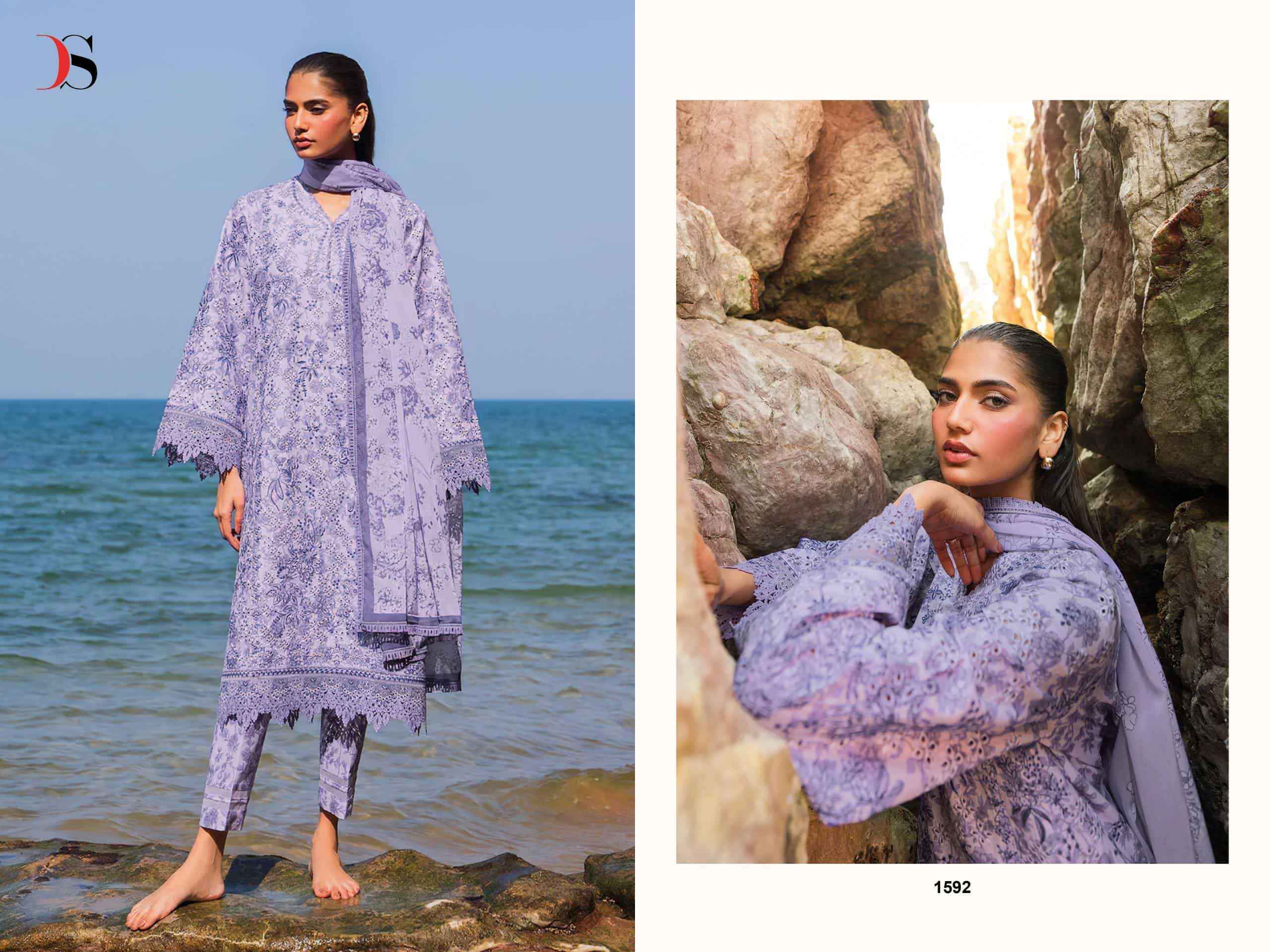 Deepsy Jade Premium Vol 3 Latest Pakistani Cotton Suit Surat Wholesaler ( 8 Pcs Catalogue )