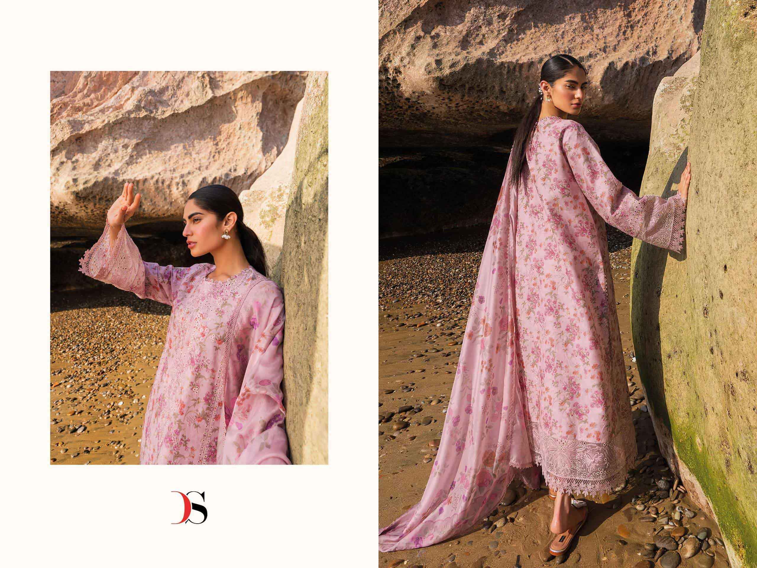 Deepsy Jade Premium Vol 3 Latest Pakistani Cotton Suit Surat Wholesaler ( 8 Pcs Catalogue )