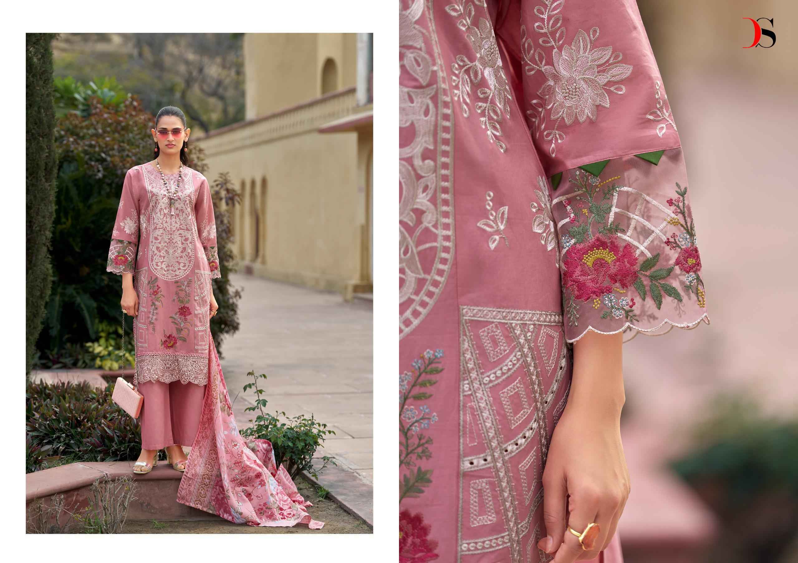 Deepsy Maria B Luxe 3 Cotton Dress Material Wholesale Price ( 6 pcs Catalogue )