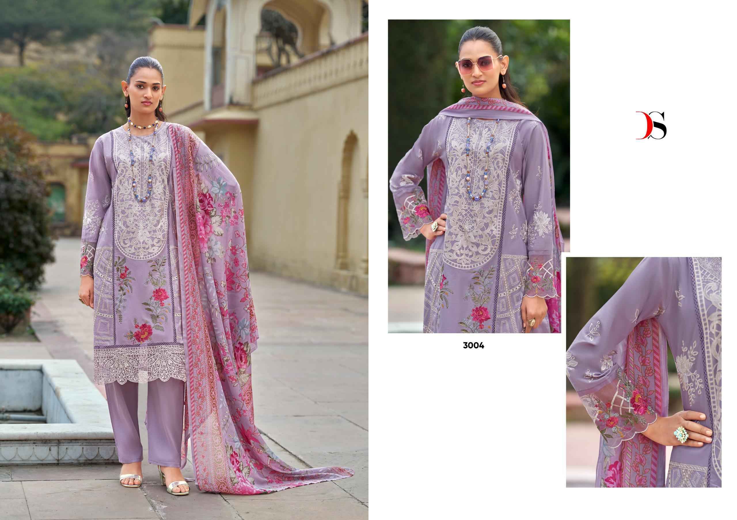 Deepsy Maria B Luxe 3 Cotton Dress Material Wholesale Price ( 6 pcs Catalogue )