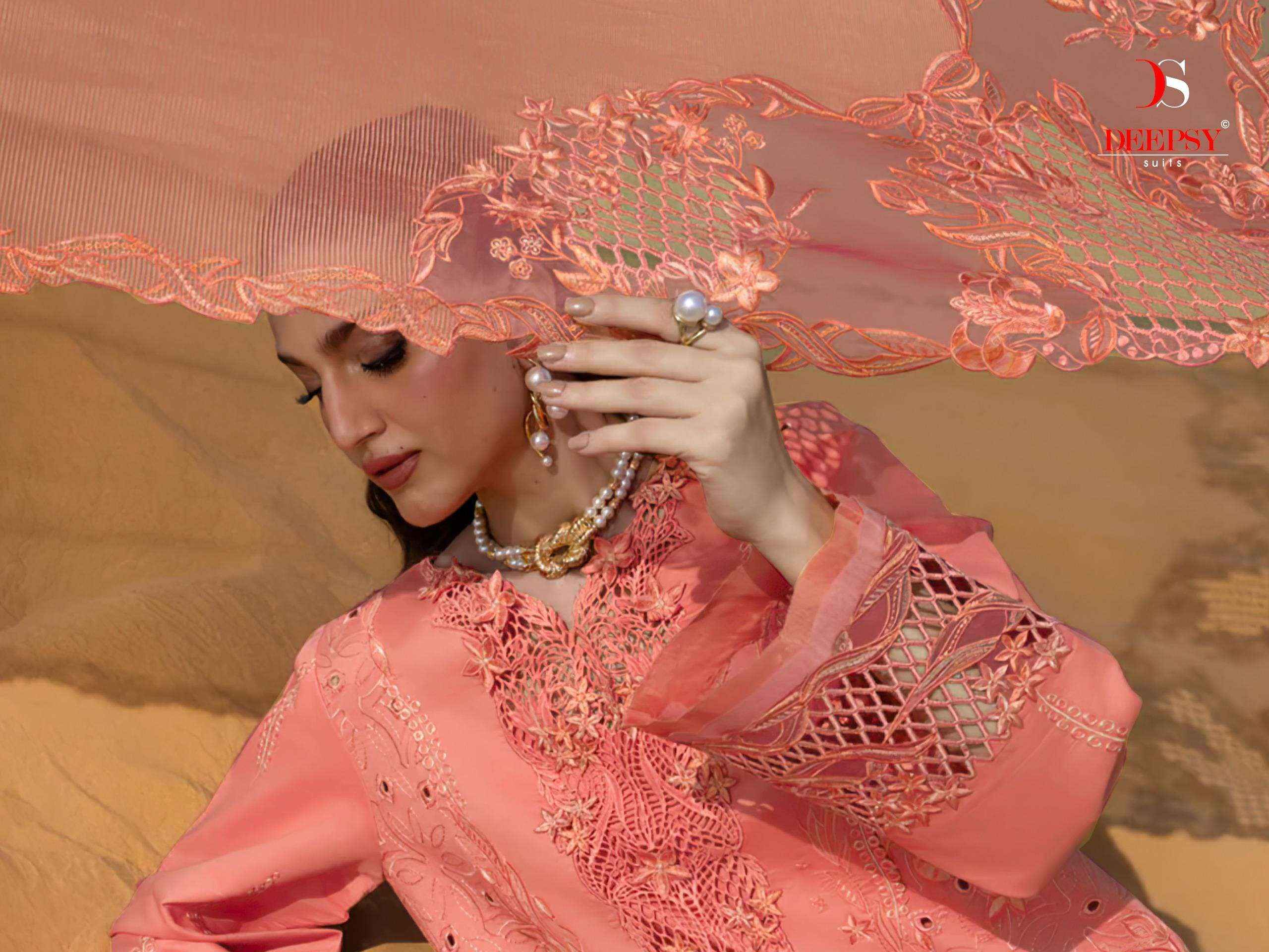 Deepsy Suits Rang Rasiya Premium Lawn Vol 3 Pure Cotton Pakistani Suits ( 6 Pcs Catalogue )