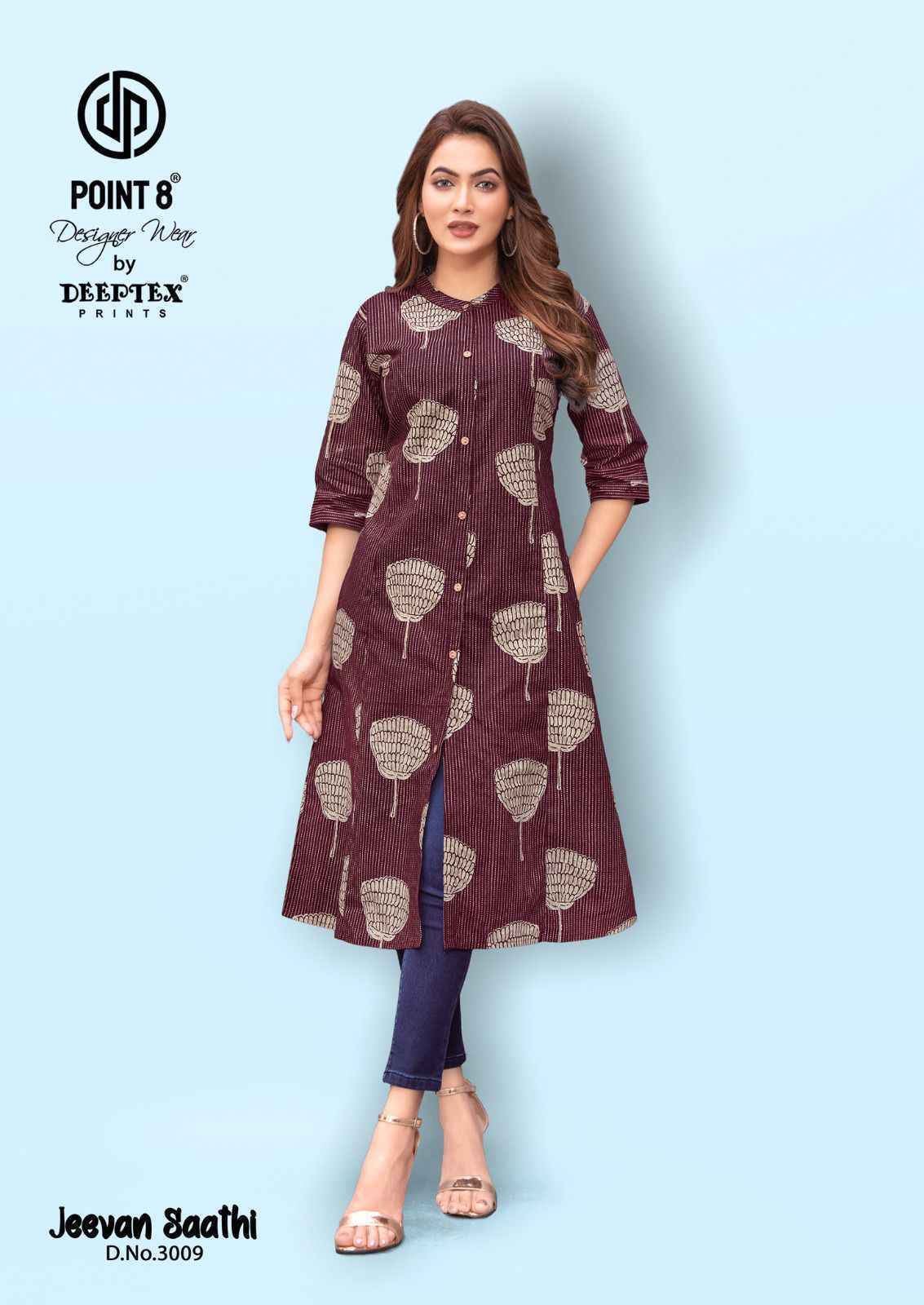 Deeptex Jeevan Saathi Vol 3 Cotton Kurti Wholesale Rate ( 10 Pcs Catalog )
