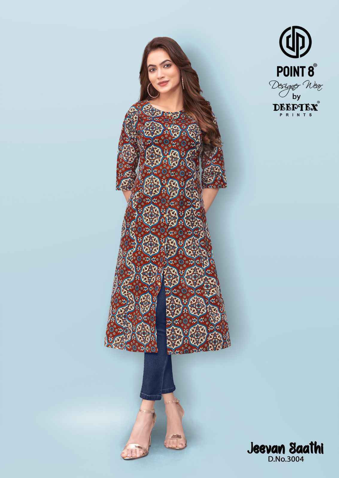 Deeptex Jeevan Saathi Vol 3 Cotton Kurti Wholesale Rate ( 10 Pcs Catalog )