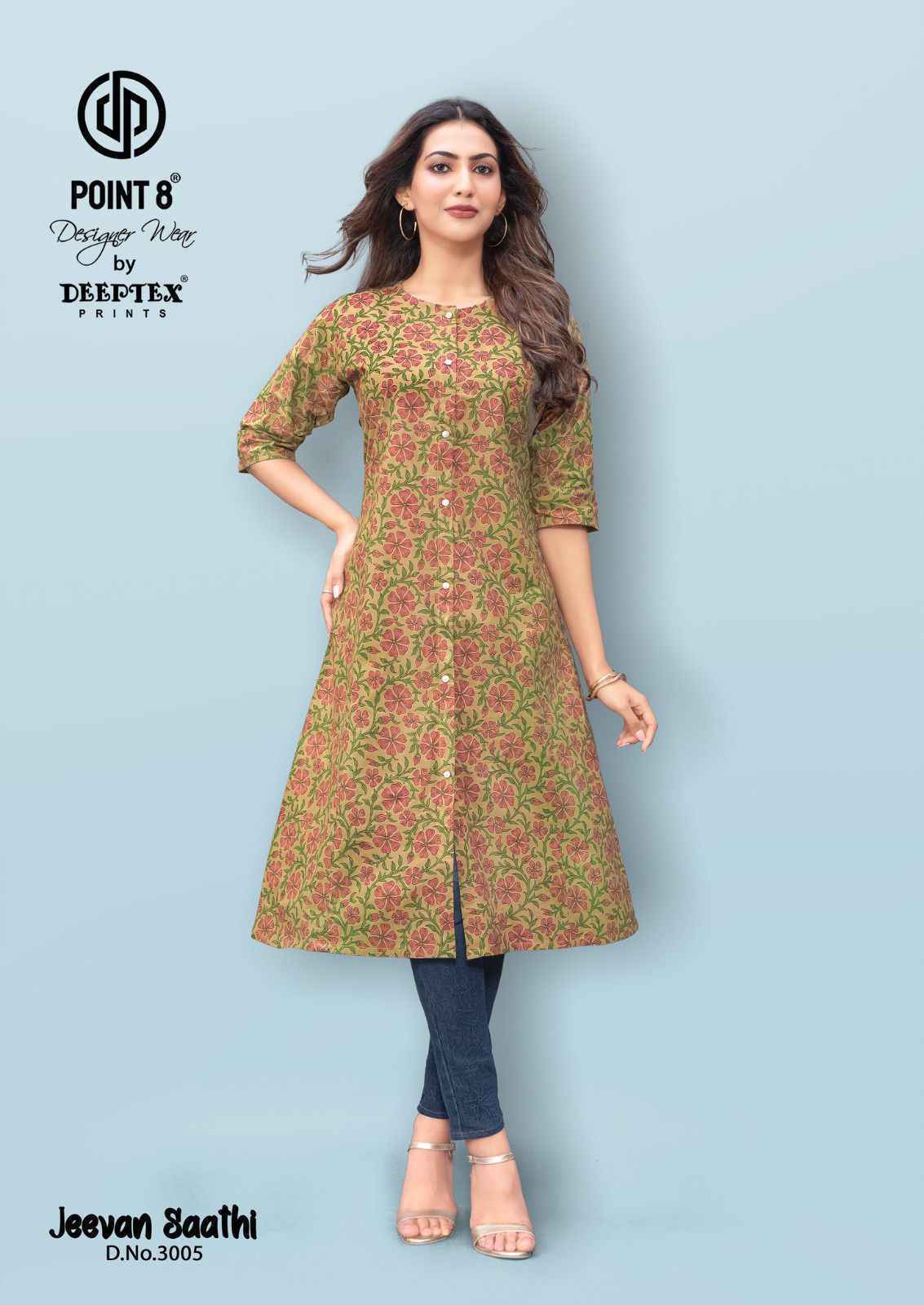 Deeptex Jeevan Saathi Vol 3 Cotton Kurti Wholesale Rate ( 10 Pcs Catalog )