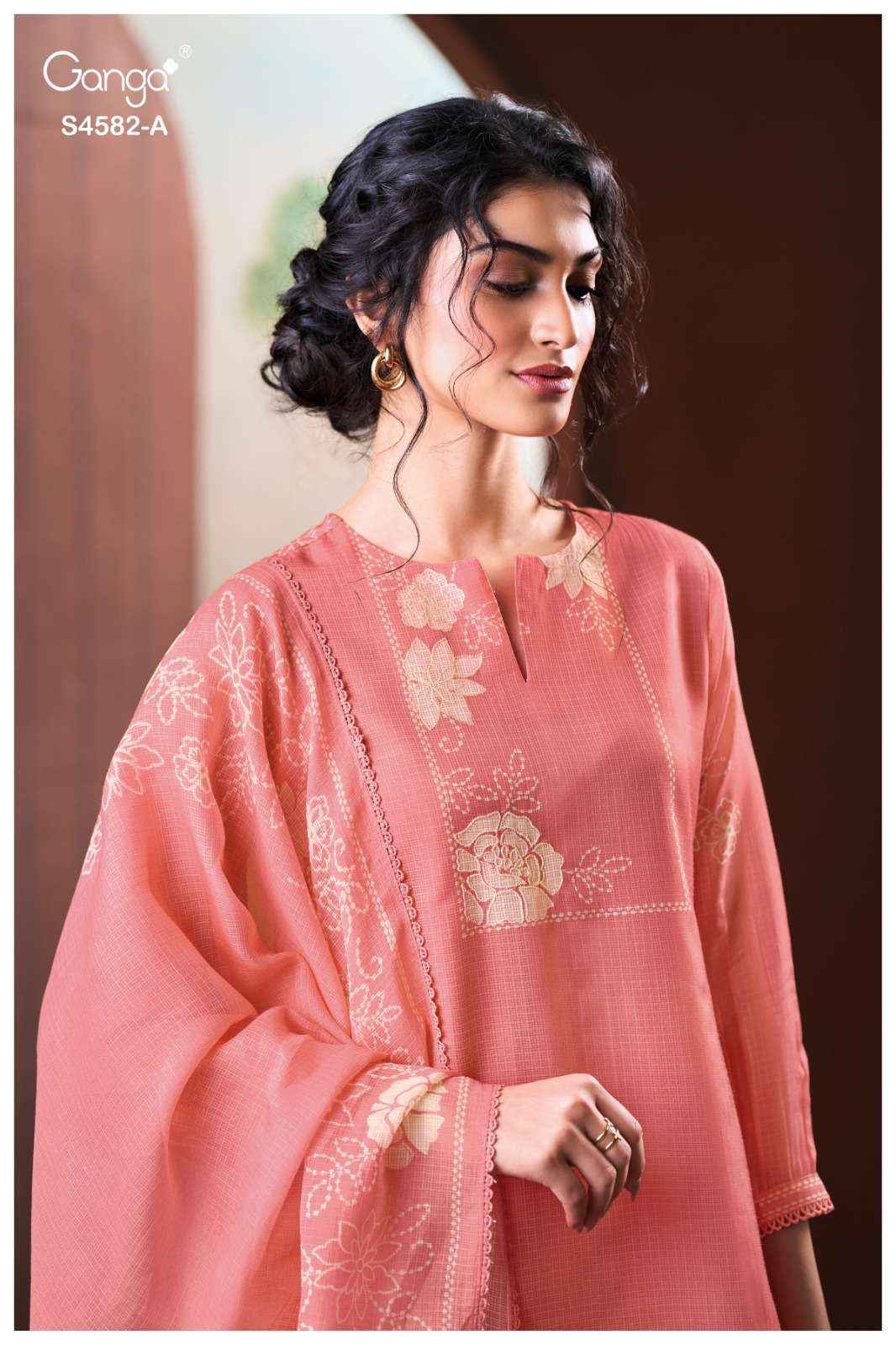 Ganga Fashion Ieris 4582 Premium Design Salwar Kameez Wholesale Rate ( 4 Pcs Catalog )